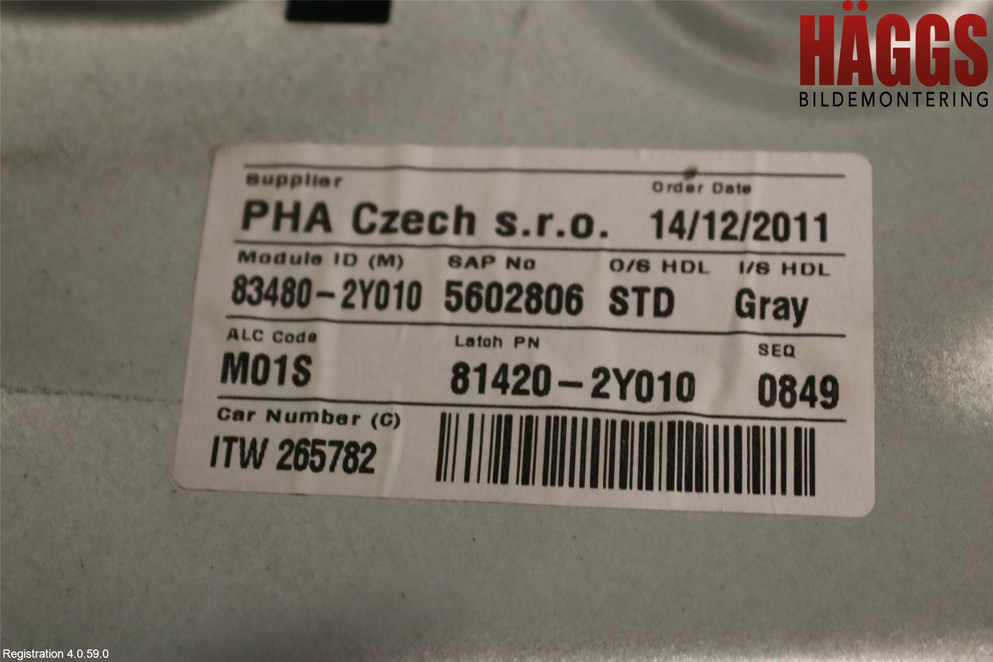 Hyundai ix35 Fönsterhissmekanism