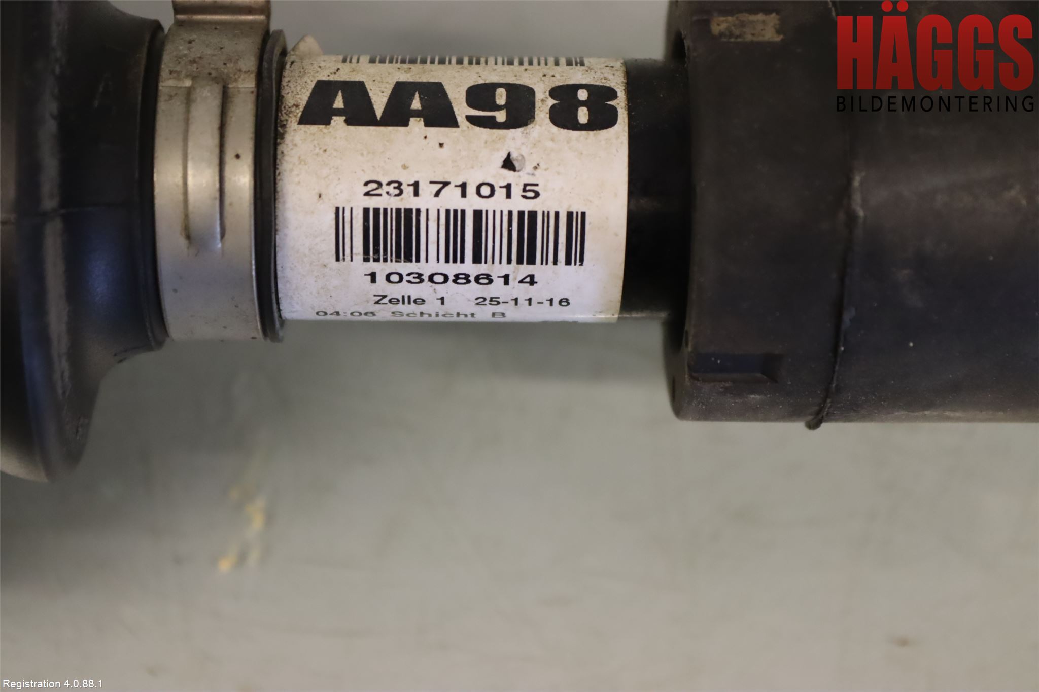 Opel INSIGNIA 17- Drivaxel Fram Höger