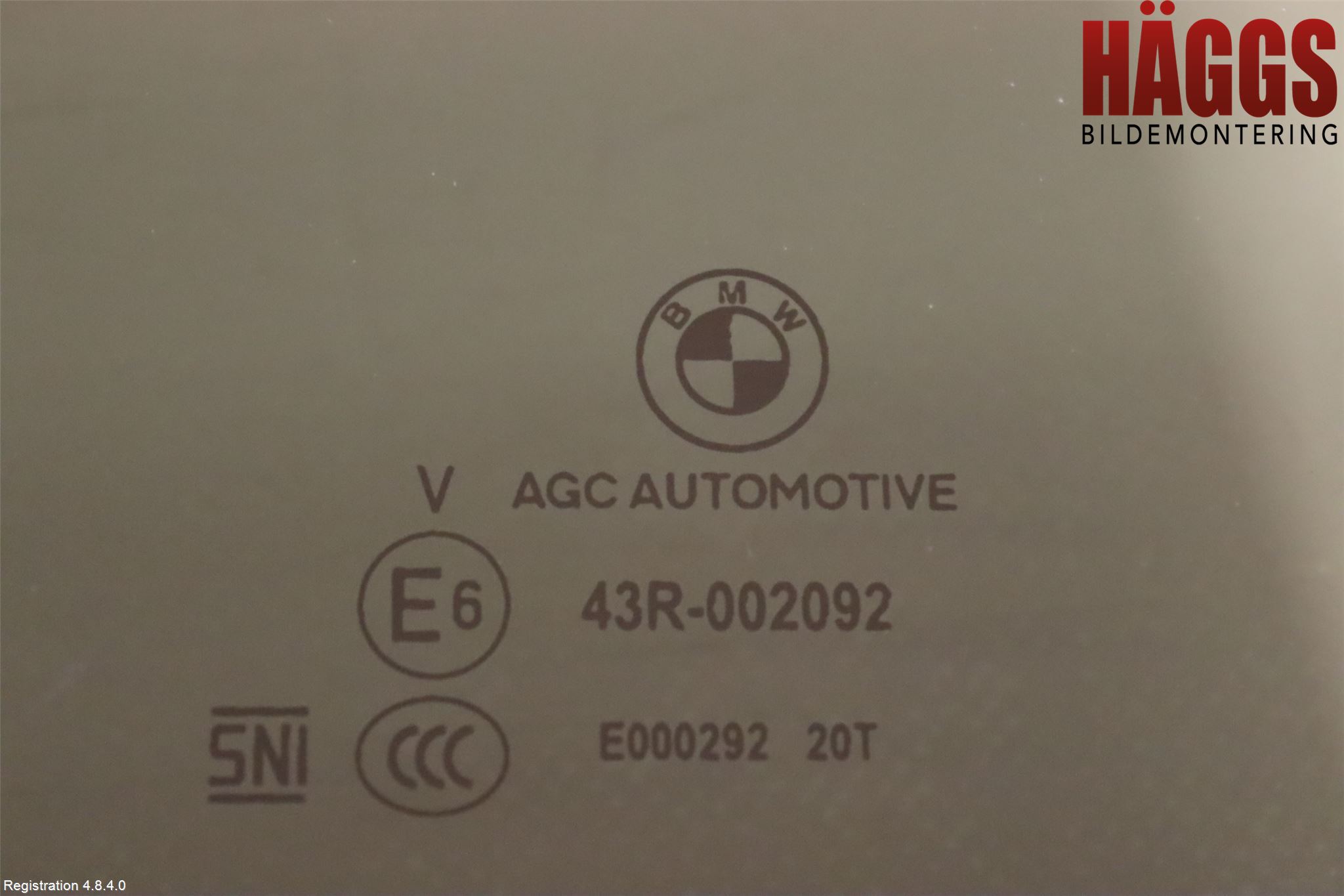 BMW 5/i5 G60/G61 24- Dörruta Bak Höger