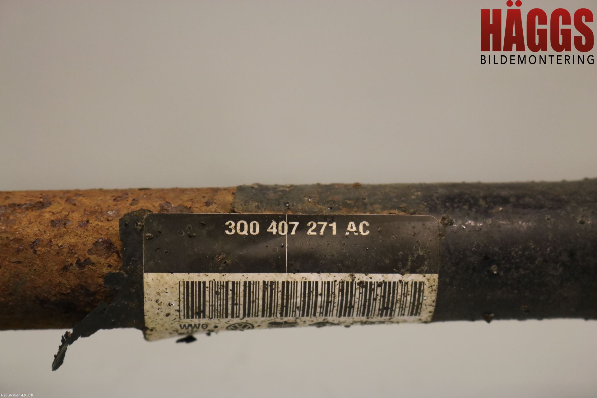 Volkswagen VW PASSAT 15-19 Drivaxel Fram Vänster