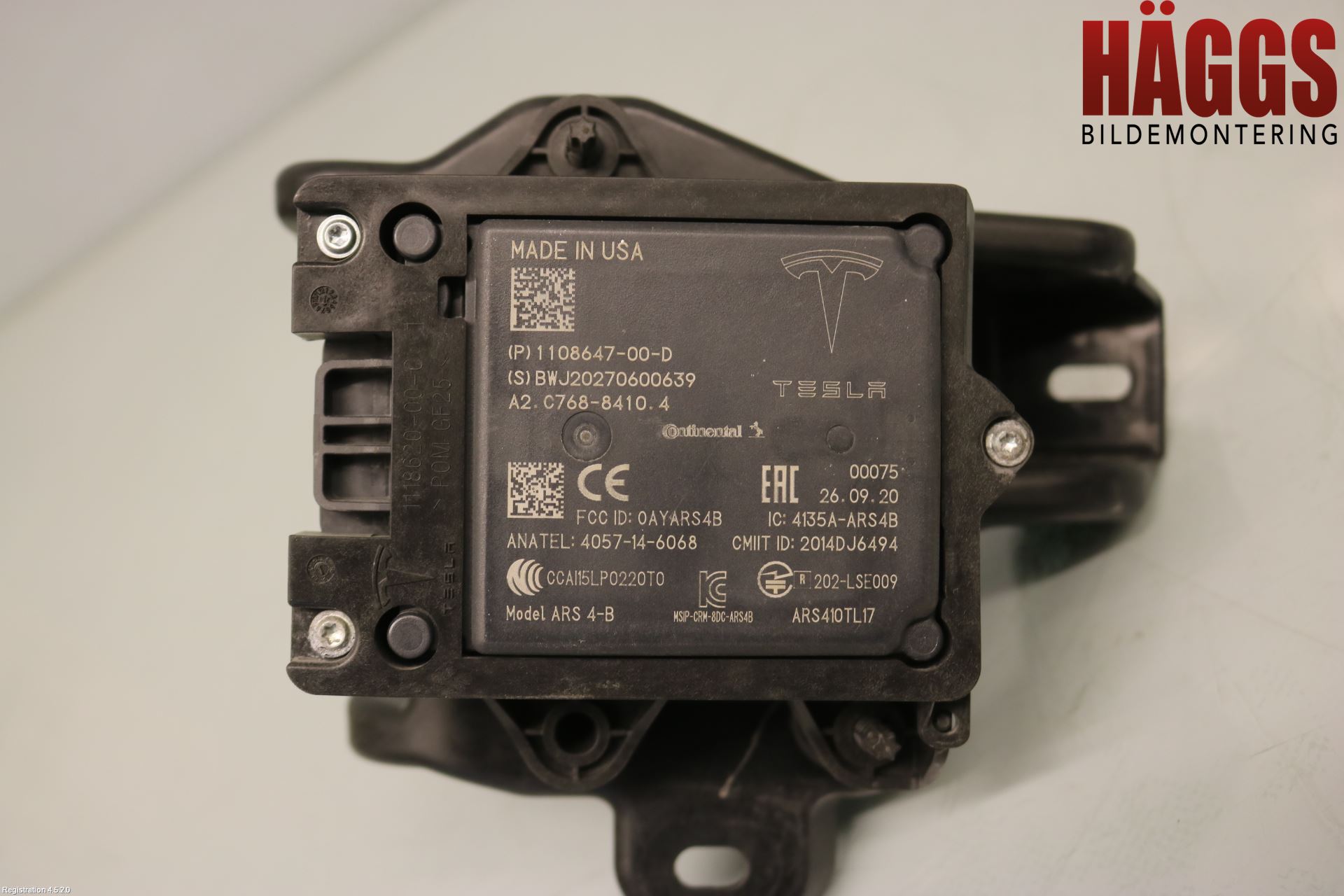 Tesla MODEL X 16- Sensor Aktivt Kollisionsskydd