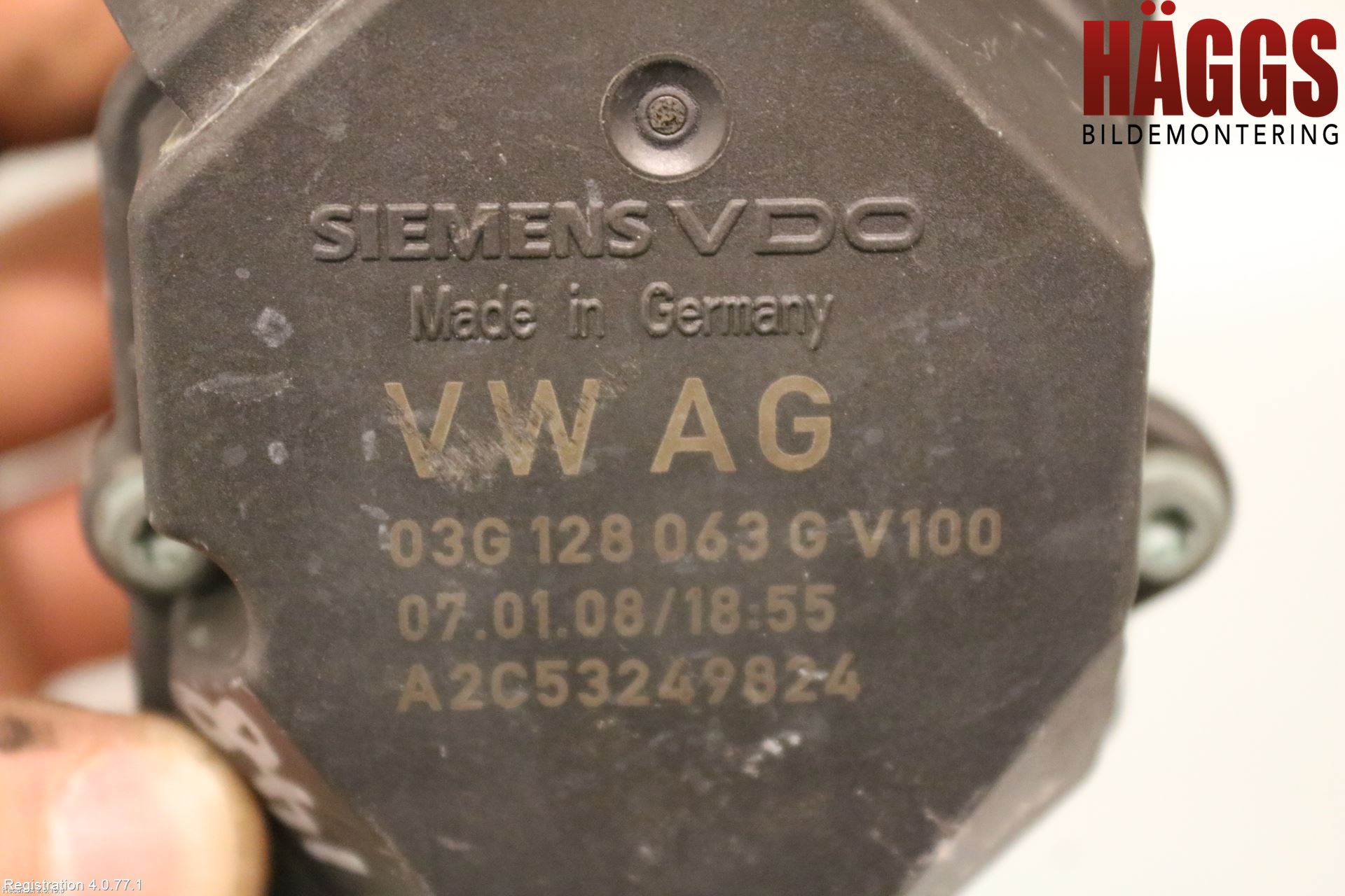 Volkswagen VW CADDY      04-10 Injspjällhus