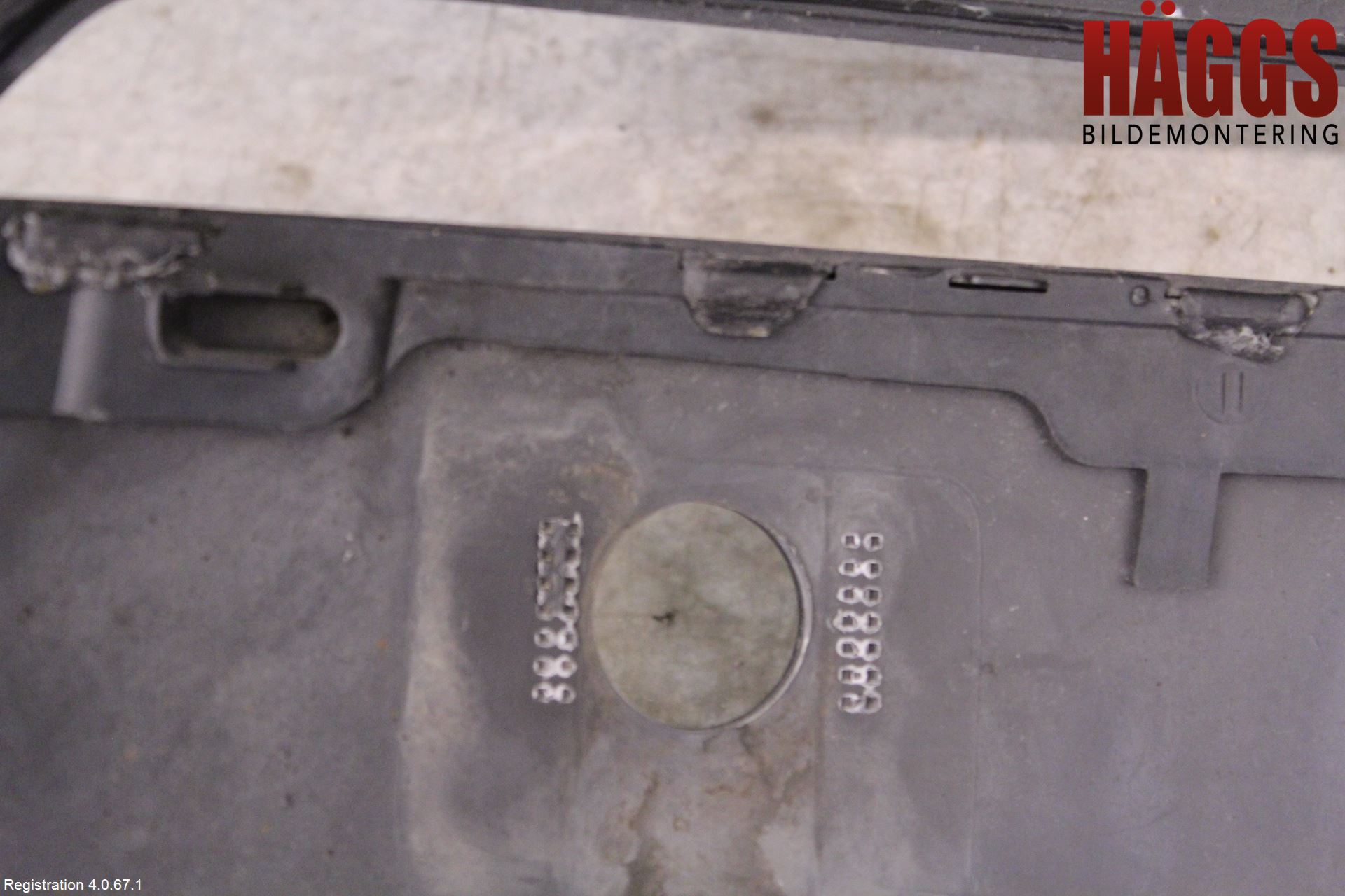 BMW X6 E71/E72   08-14 Stötfångarbeklädnad Bak