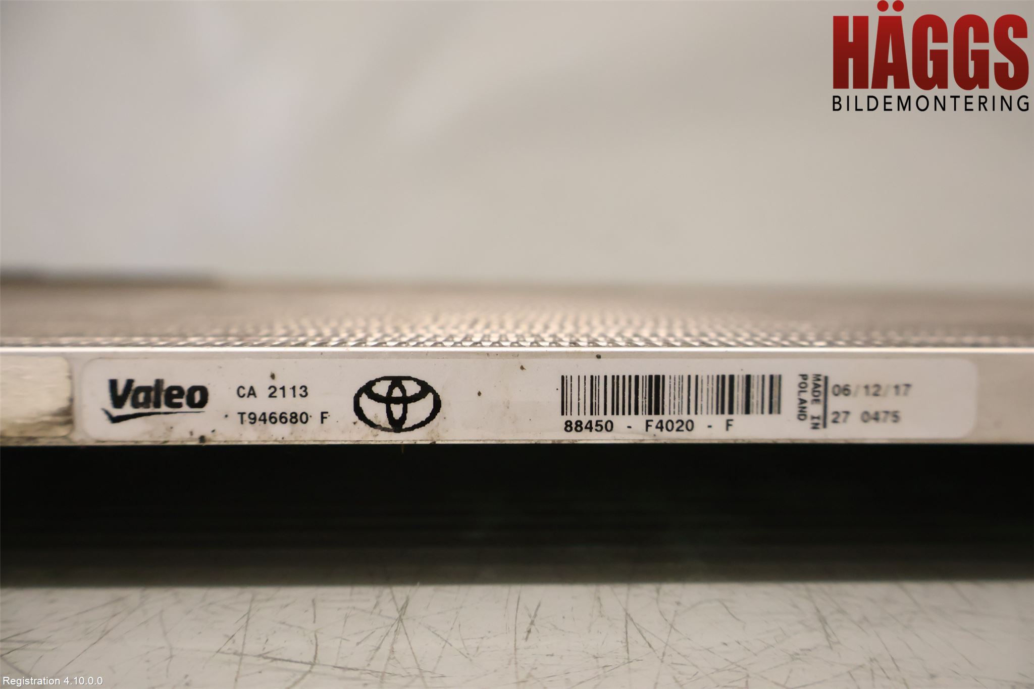 Toyota C-HR 16-23 Ac Kondensor-Kylare