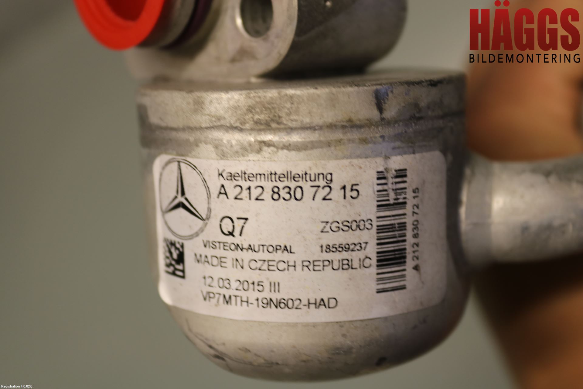 Mercedes-Benz MB E-KLASS (W212) 09-16 Ac Slang-Rör