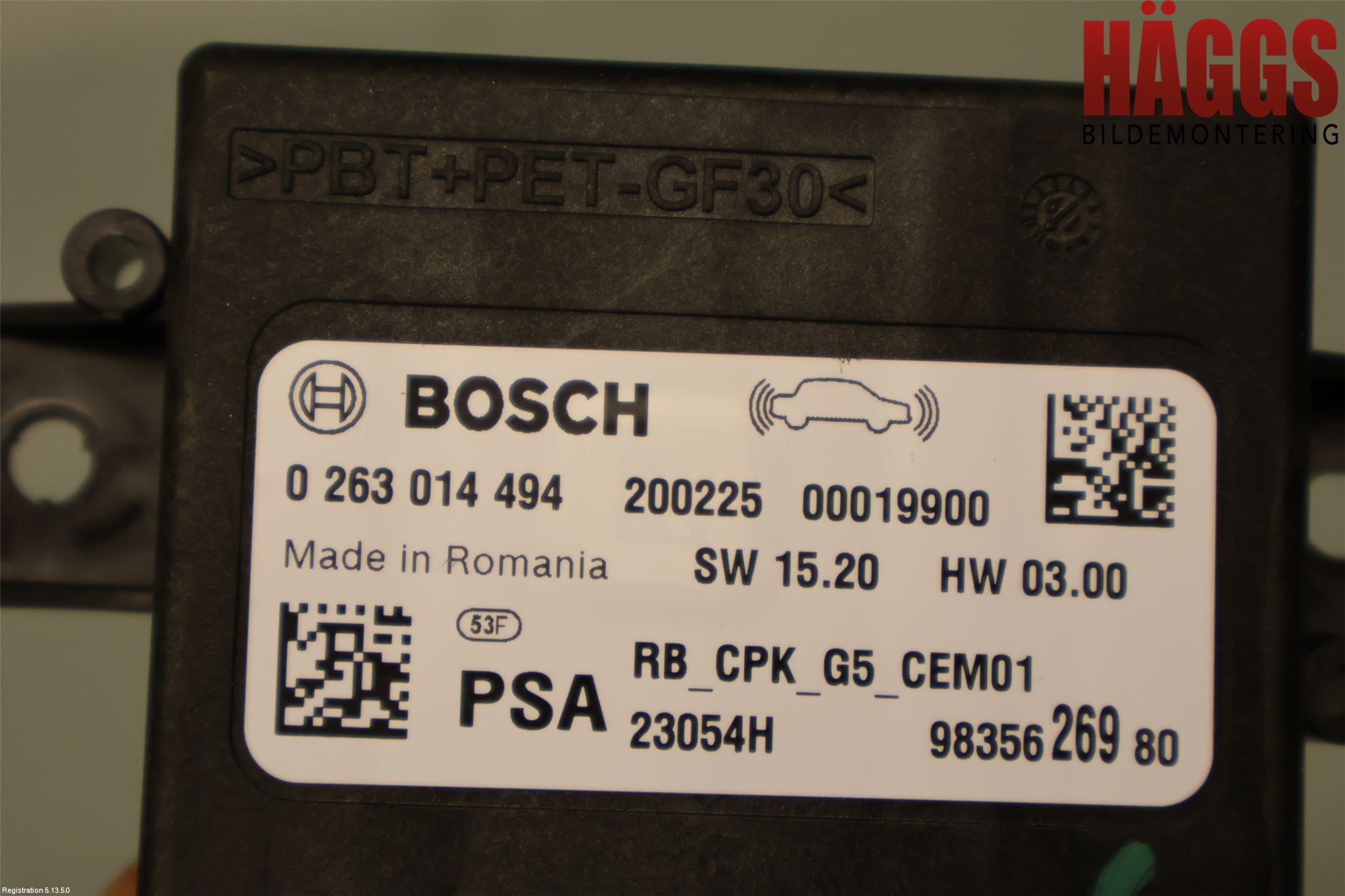 Peugeot 3008 17-24 Styrenhet Parkeringshjälp