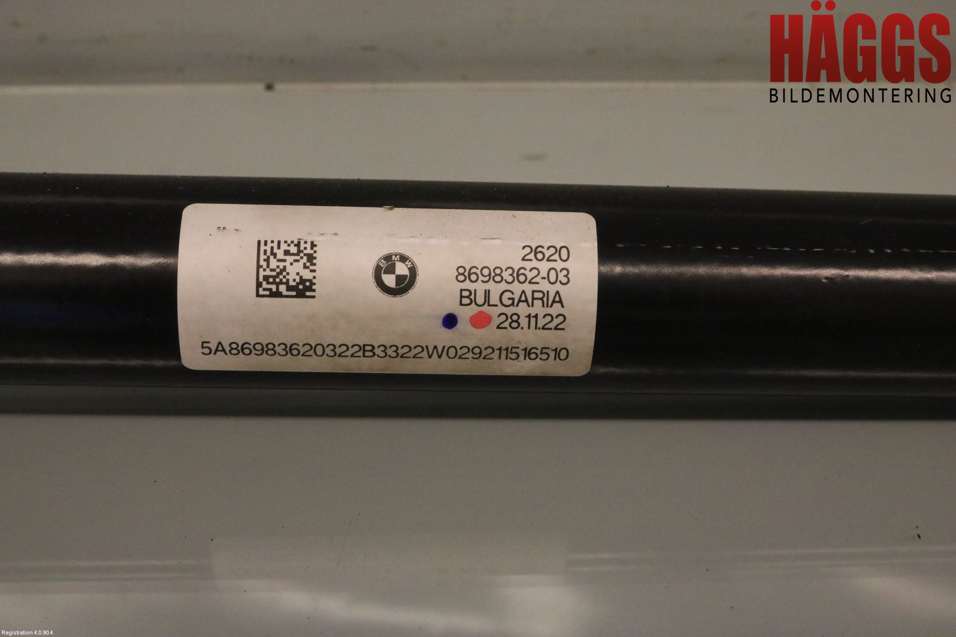 BMW 3 G20/G21/G80/G81 19- Mellanaxel Främre 4Wd