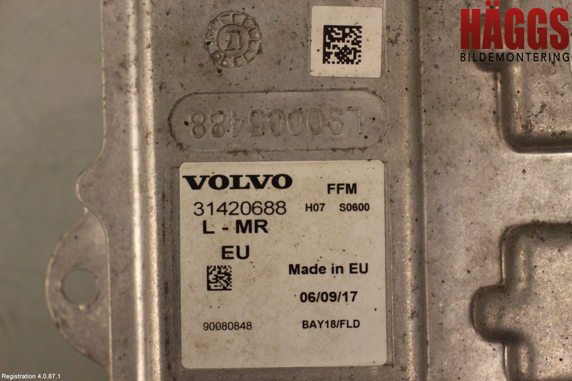 Volvo V90 17->> Styrenhet Strålkastare