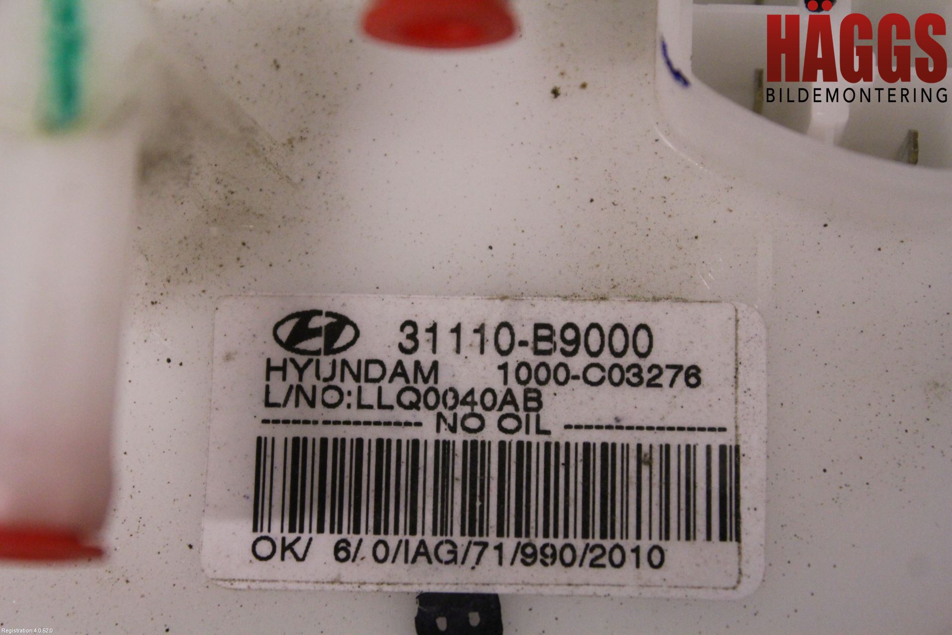 Hyundai i10 BA 14-16 Bränslepump El