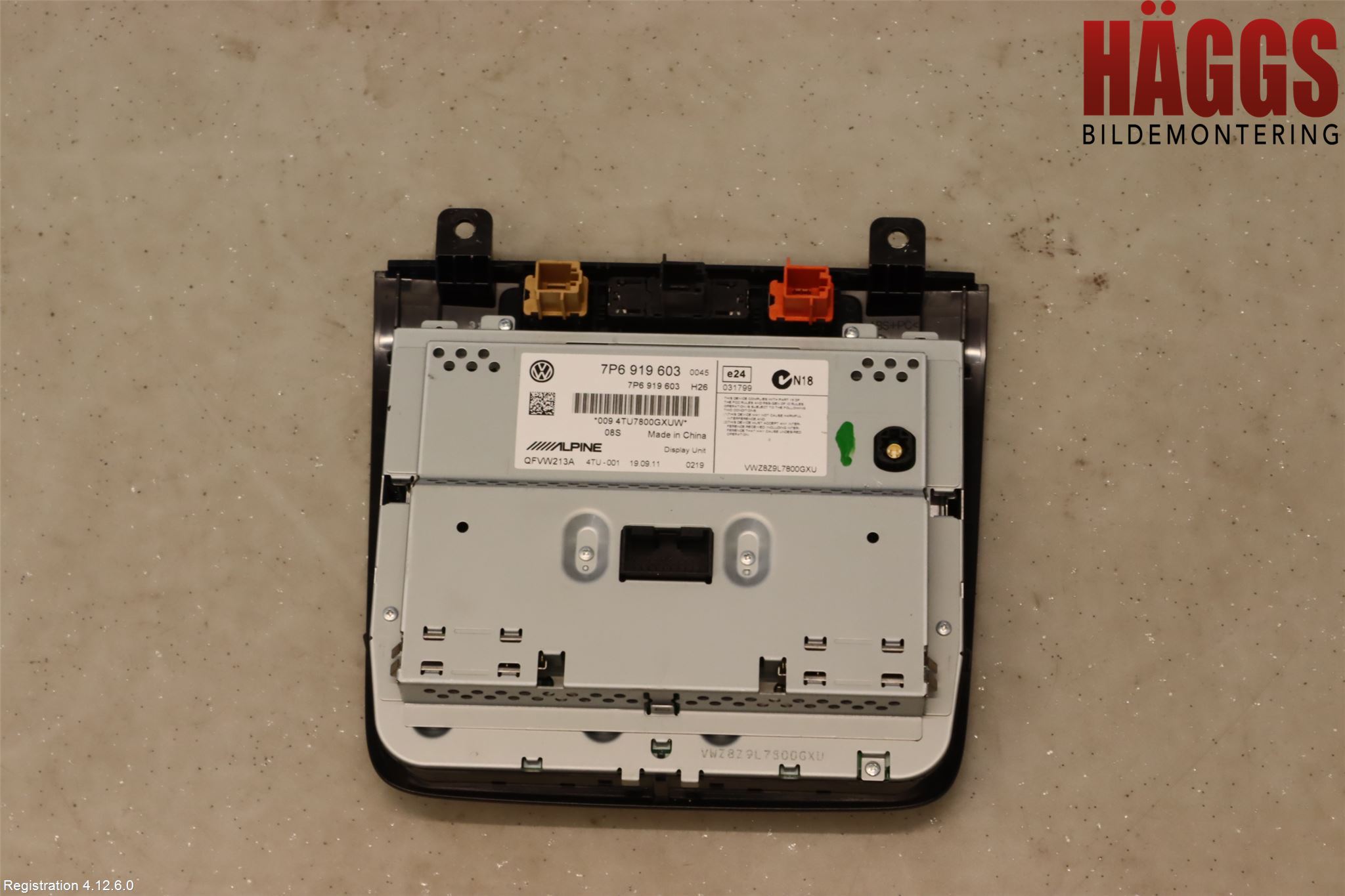 Volkswagen VW TOUAREG 7P 11-18 Multifunktionsdisplay