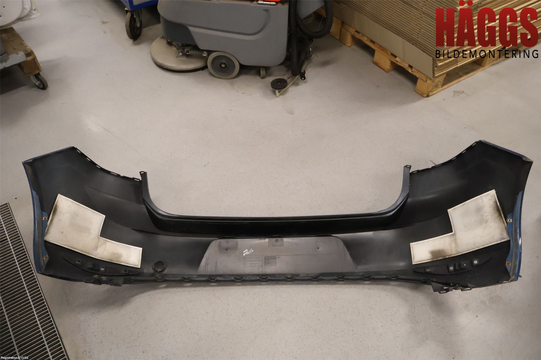 Volkswagen VW GOLF / E-GOLF VII 13-20 Stötfångarbeklädnad Bak