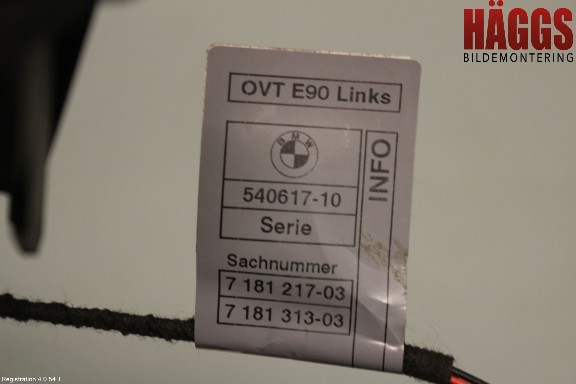 BMW 3 E90/91 SED/TOU 05-12 Dörrhandtag Yttre Vä