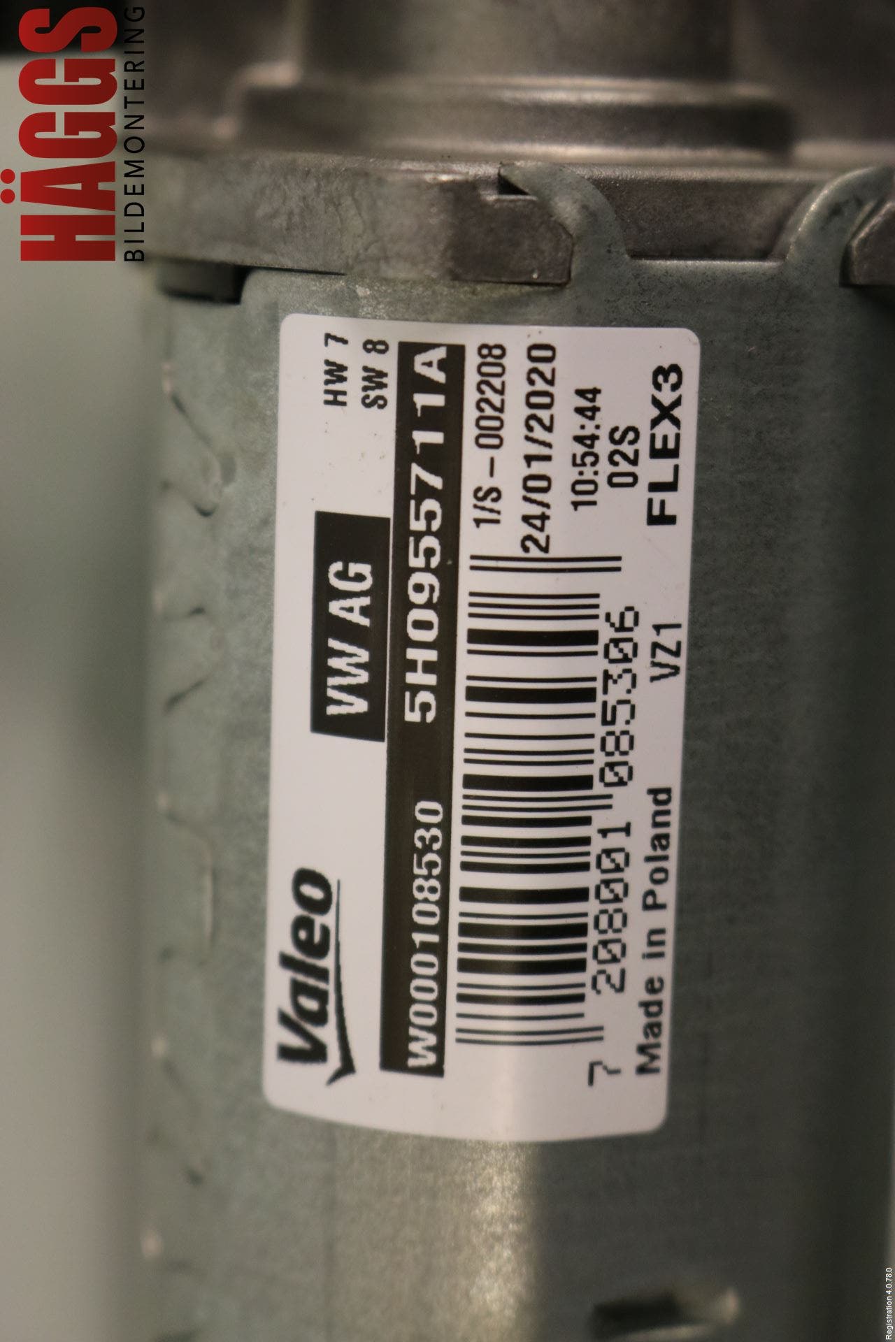 Volkswagen VW GOLF / E-GOLF VIII 20- Torkarmotor Baklucka