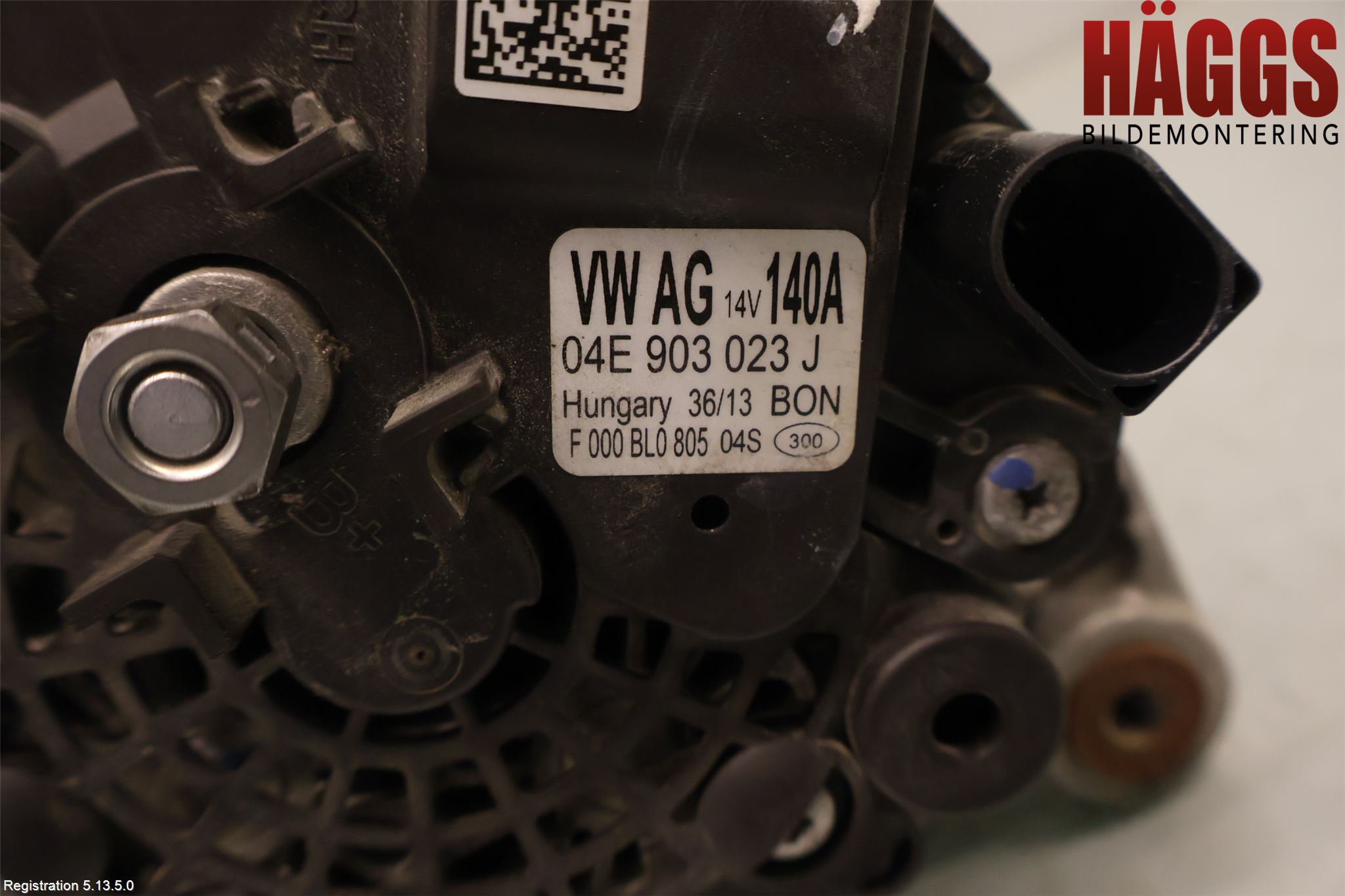 Volkswagen VW GOLF / E-GOLF VII 13-20 Generator