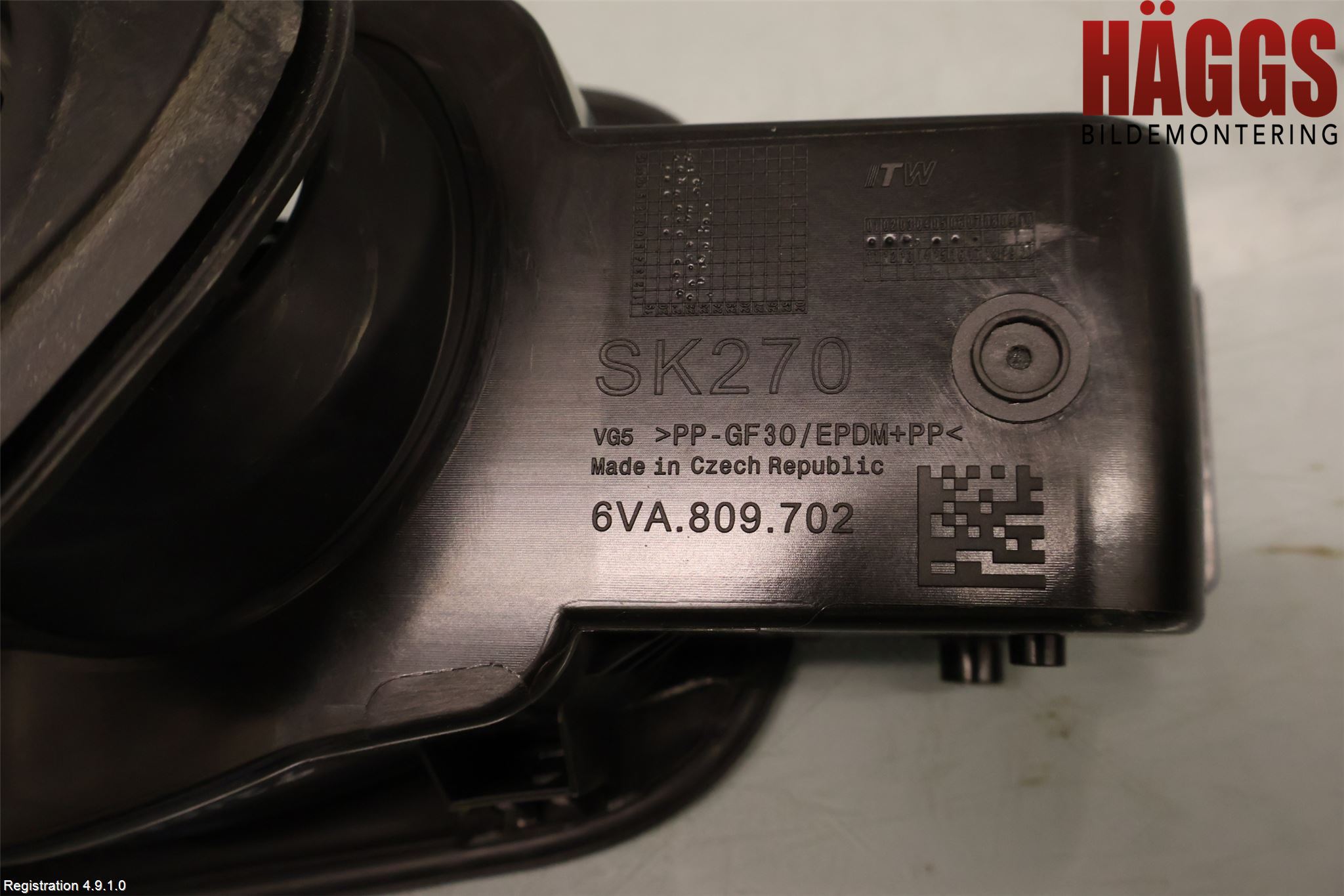 Skoda FABIA 22- Tanklucka