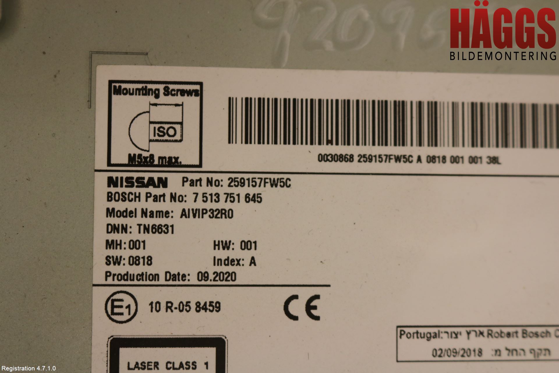 Nissan QASHQAI 17-21 Cd Radio - Multimediapanel