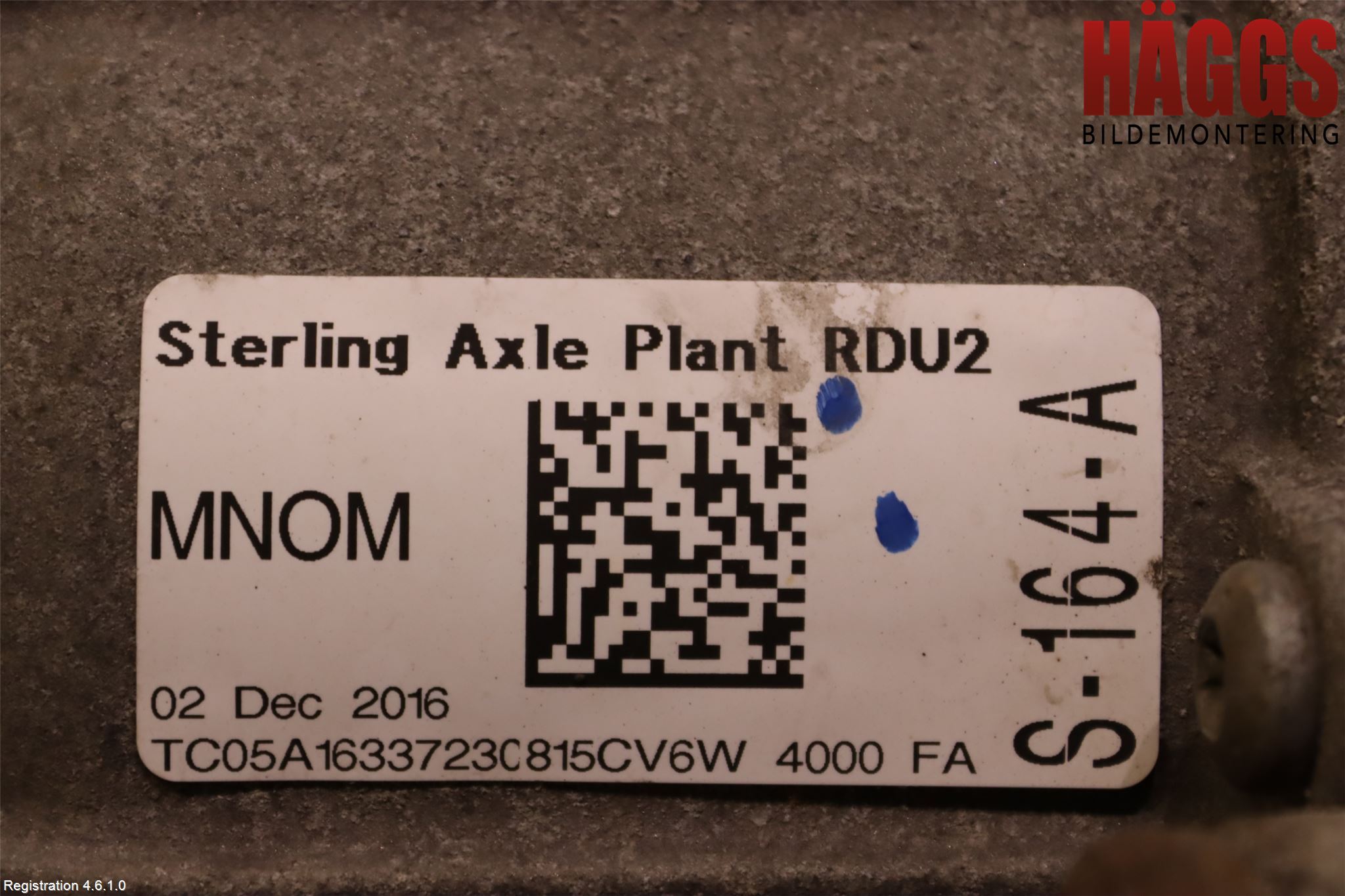 Ford KUGA 17-19 Bakväxel-Diff