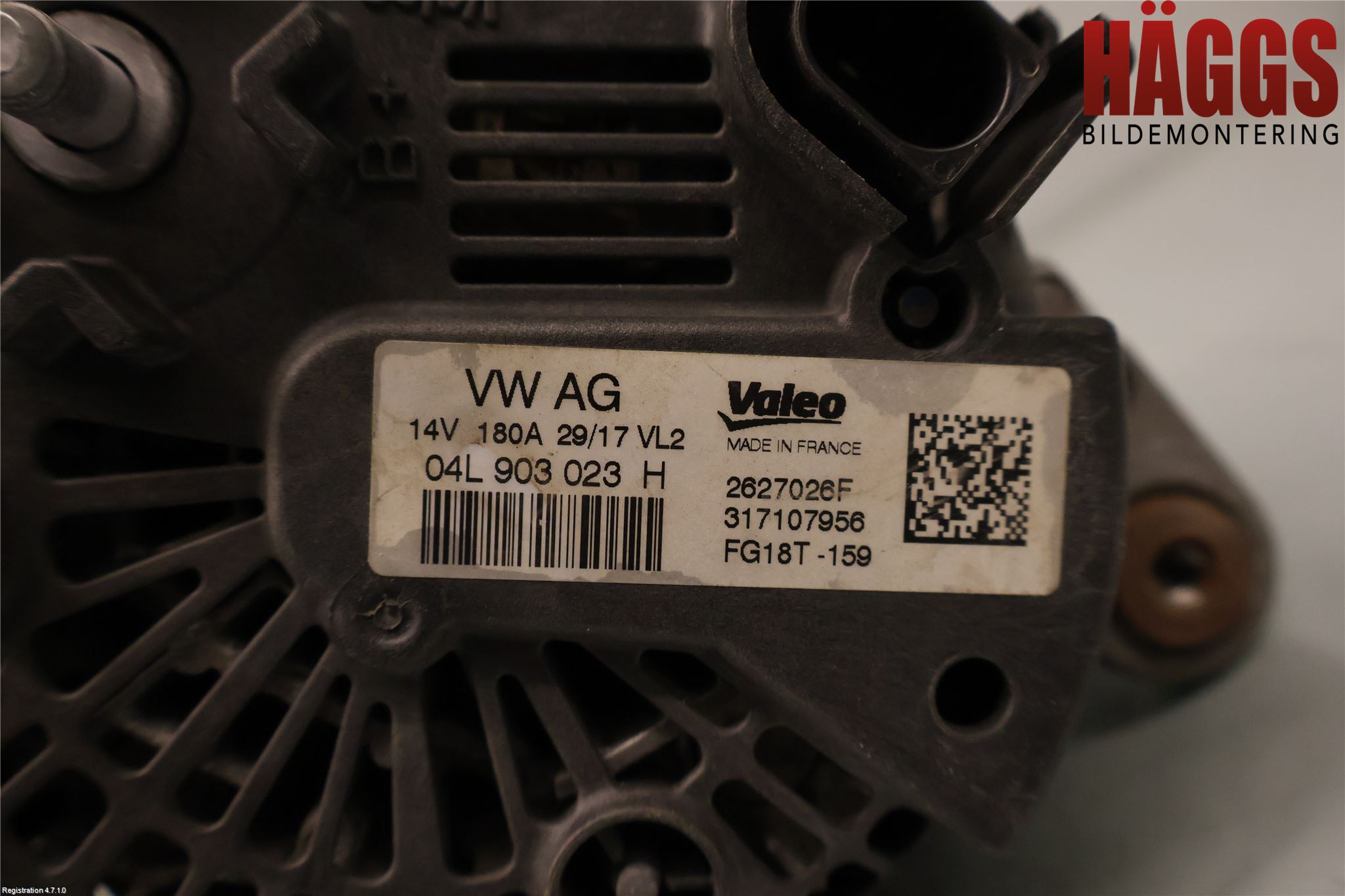 Volkswagen VW TIGUAN 16-24 Generator