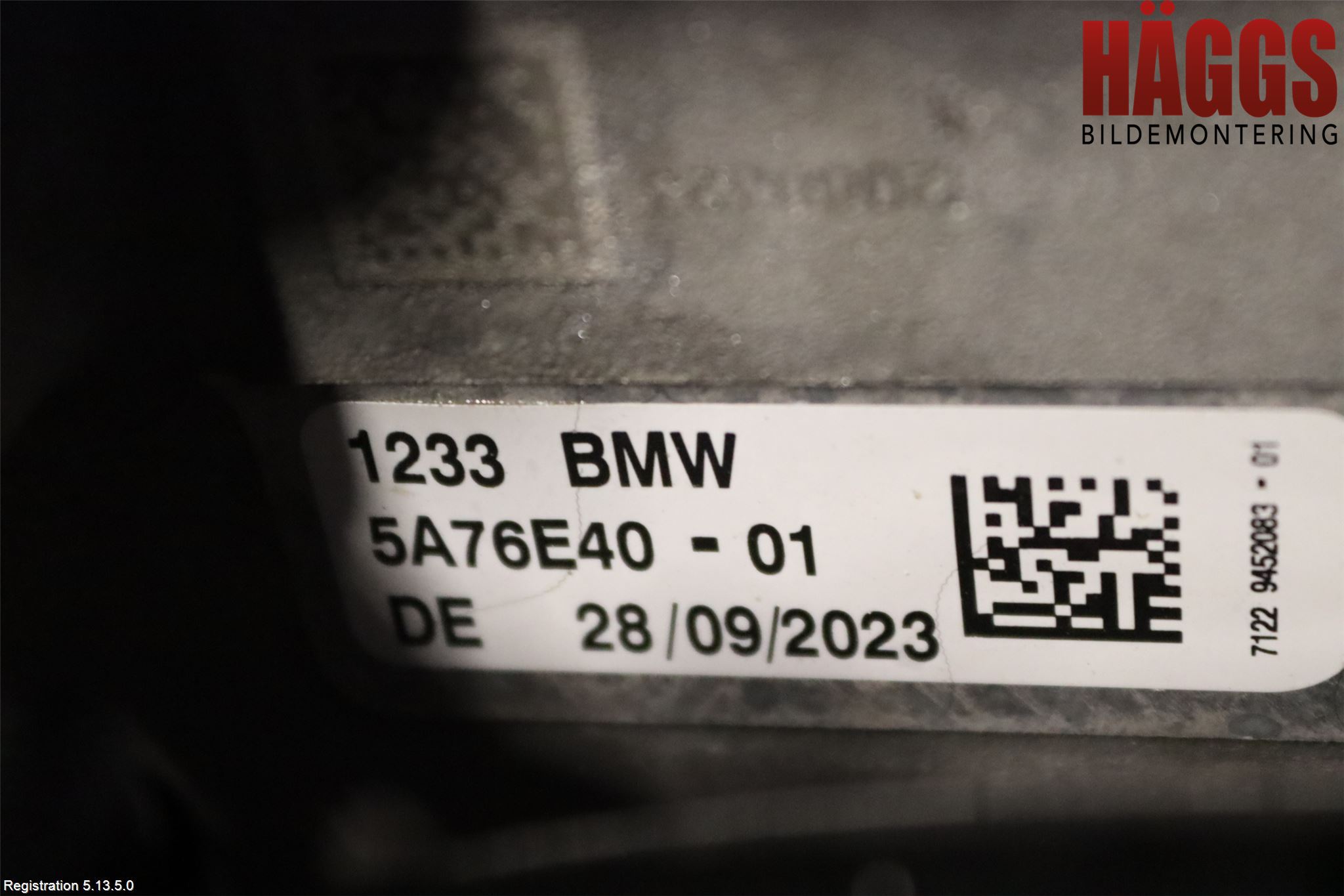 BMW 4/i4 G26 GRAN COUPÉ 21- Motor Elektrisk Bak
