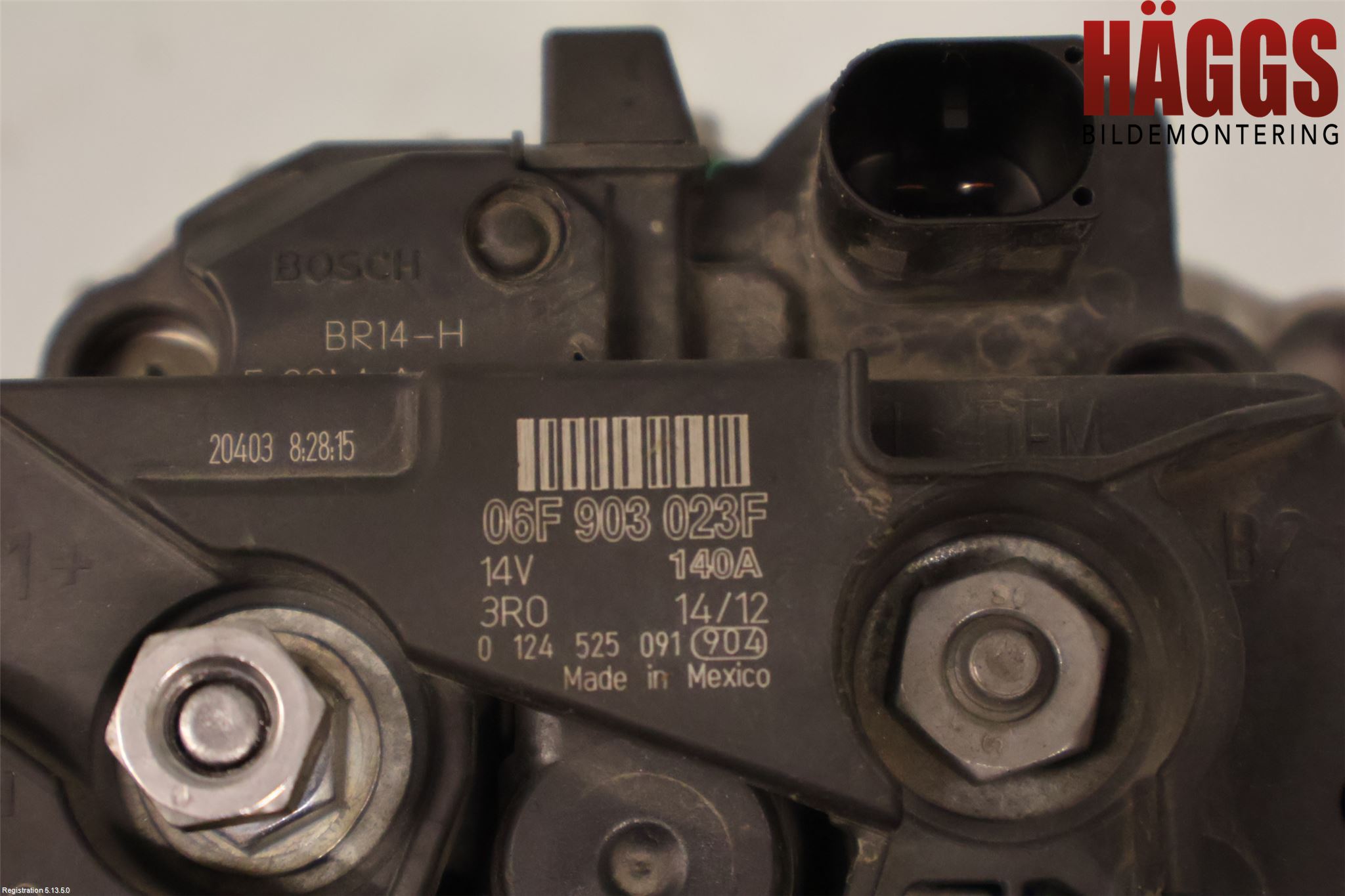 Volkswagen VW GOLF VI 09-13 Generator