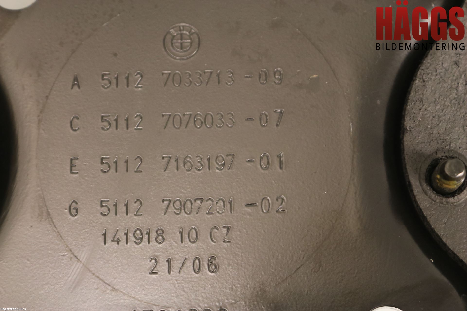 BMW 6 E63/64    02-10 Stötfångarbärjärn Bak