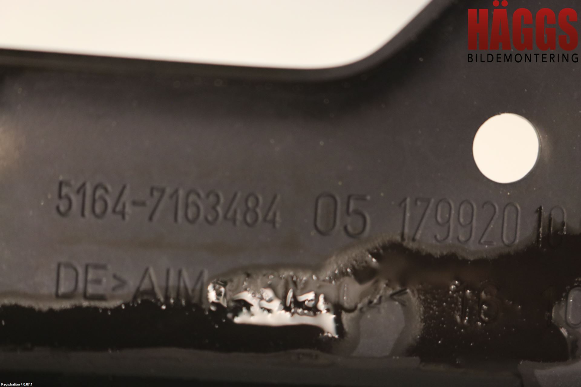 BMW 5 E60/61 Sed/Tou 02-10 Frontplåt