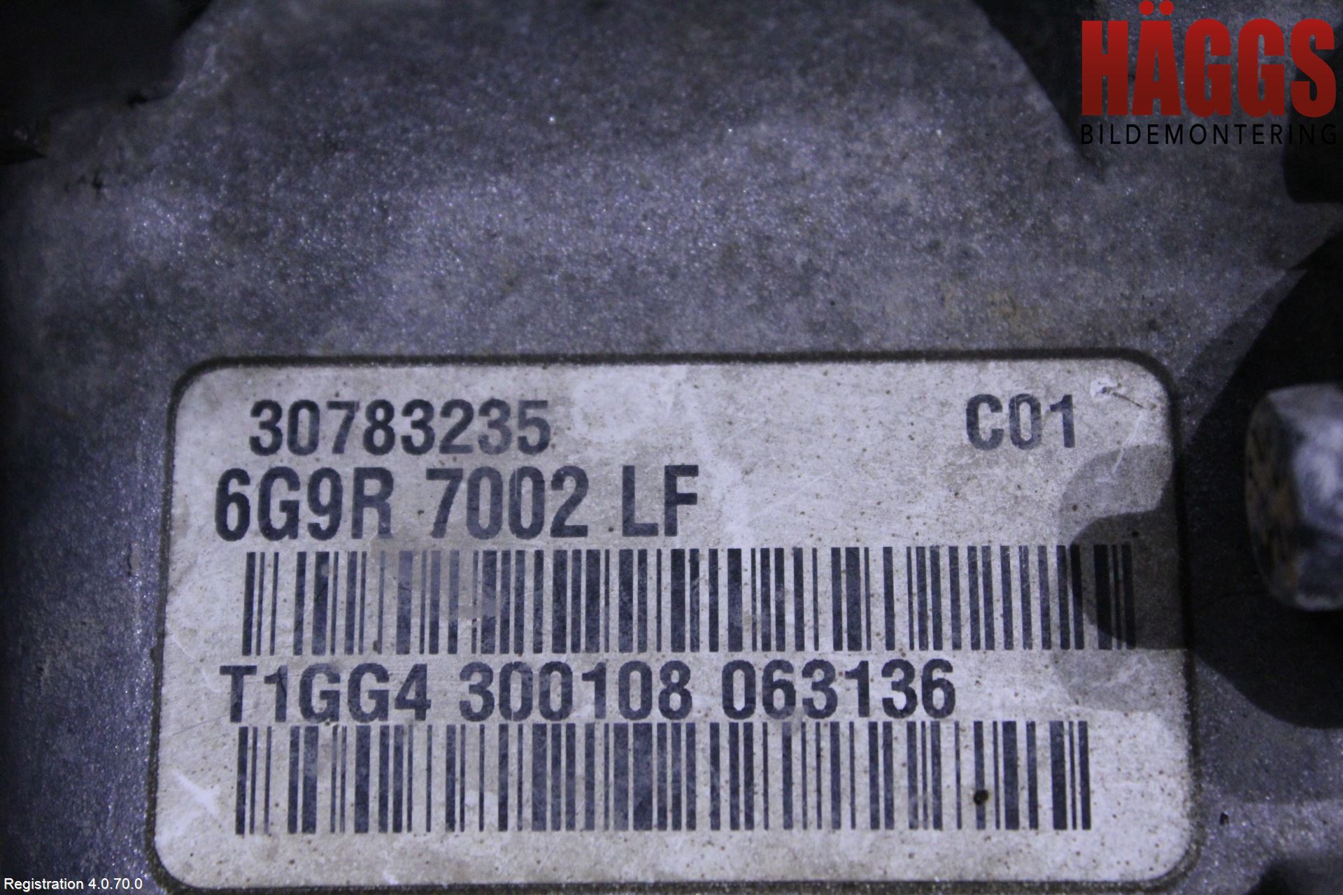 Volvo V70 08-13 Växellåda Man 6 Vxl