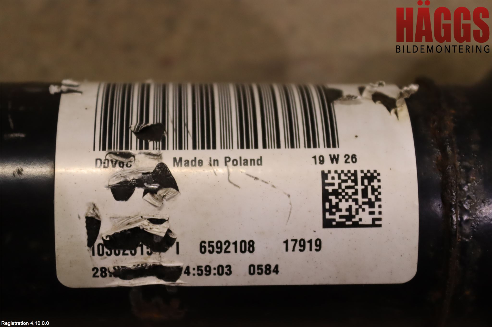 Volvo V60 19- Mellanaxel Komp