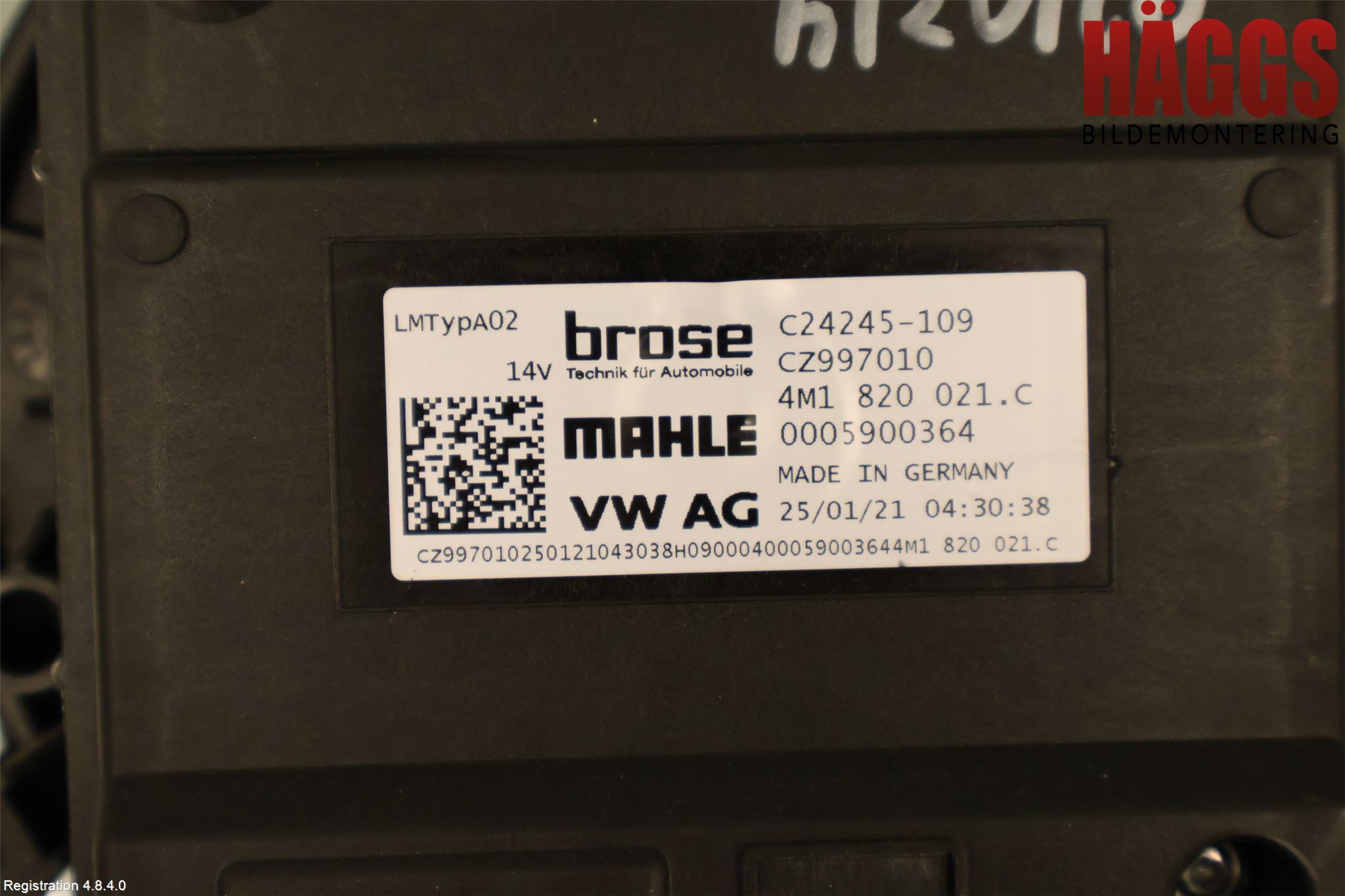 Audi Q5/SQ5 17- Ac Värmefläkt