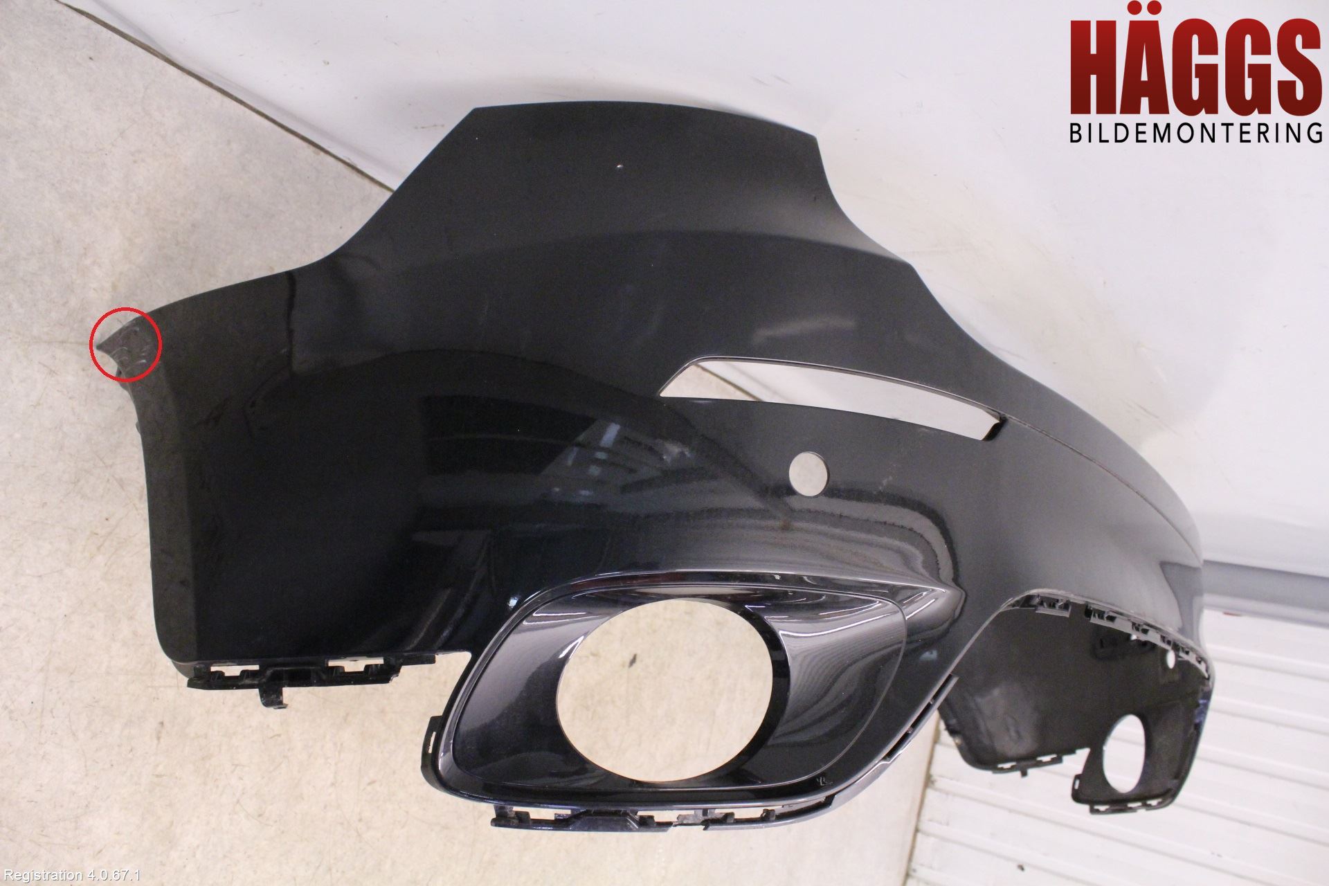 BMW X6 E71/E72   08-14 Stötfångarbeklädnad Bak