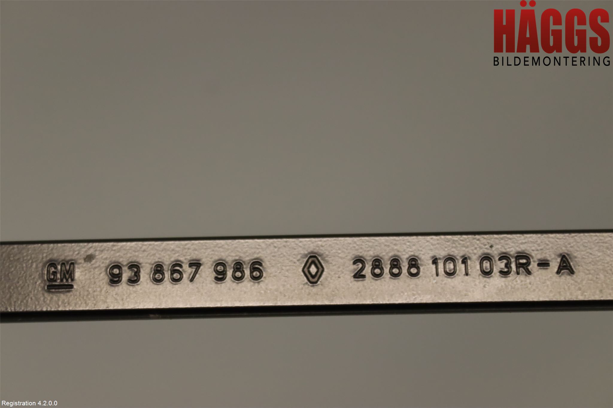 Renault TRAFIC/E-TECH 15- Torkararm Armar Vindruta