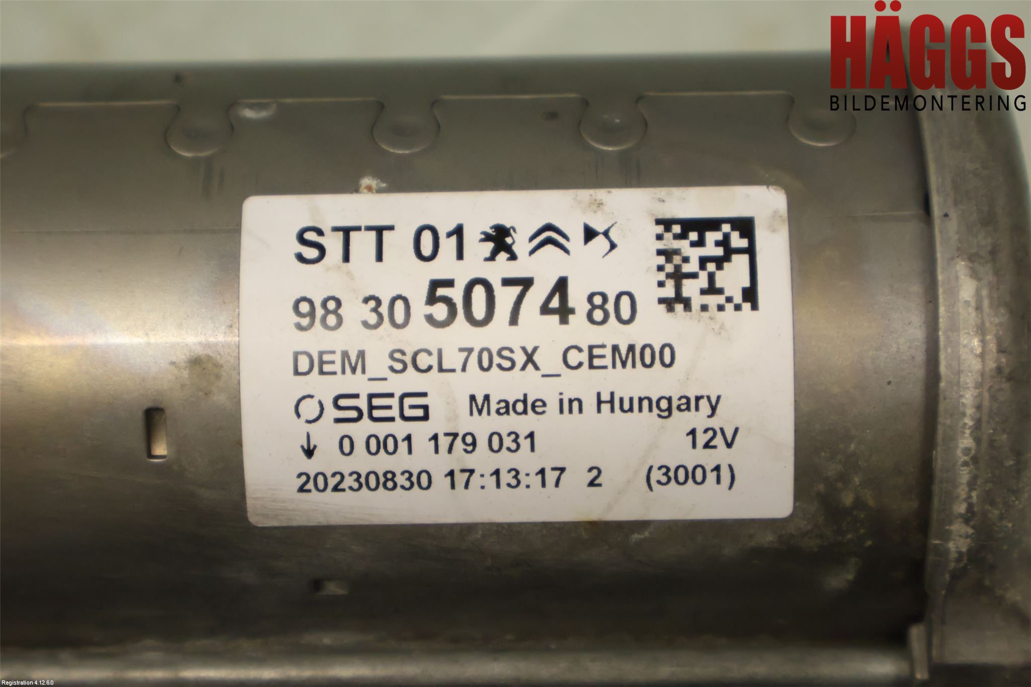 Citroen C4/E-C4 C4X/E-C4X III 21- Startmotor