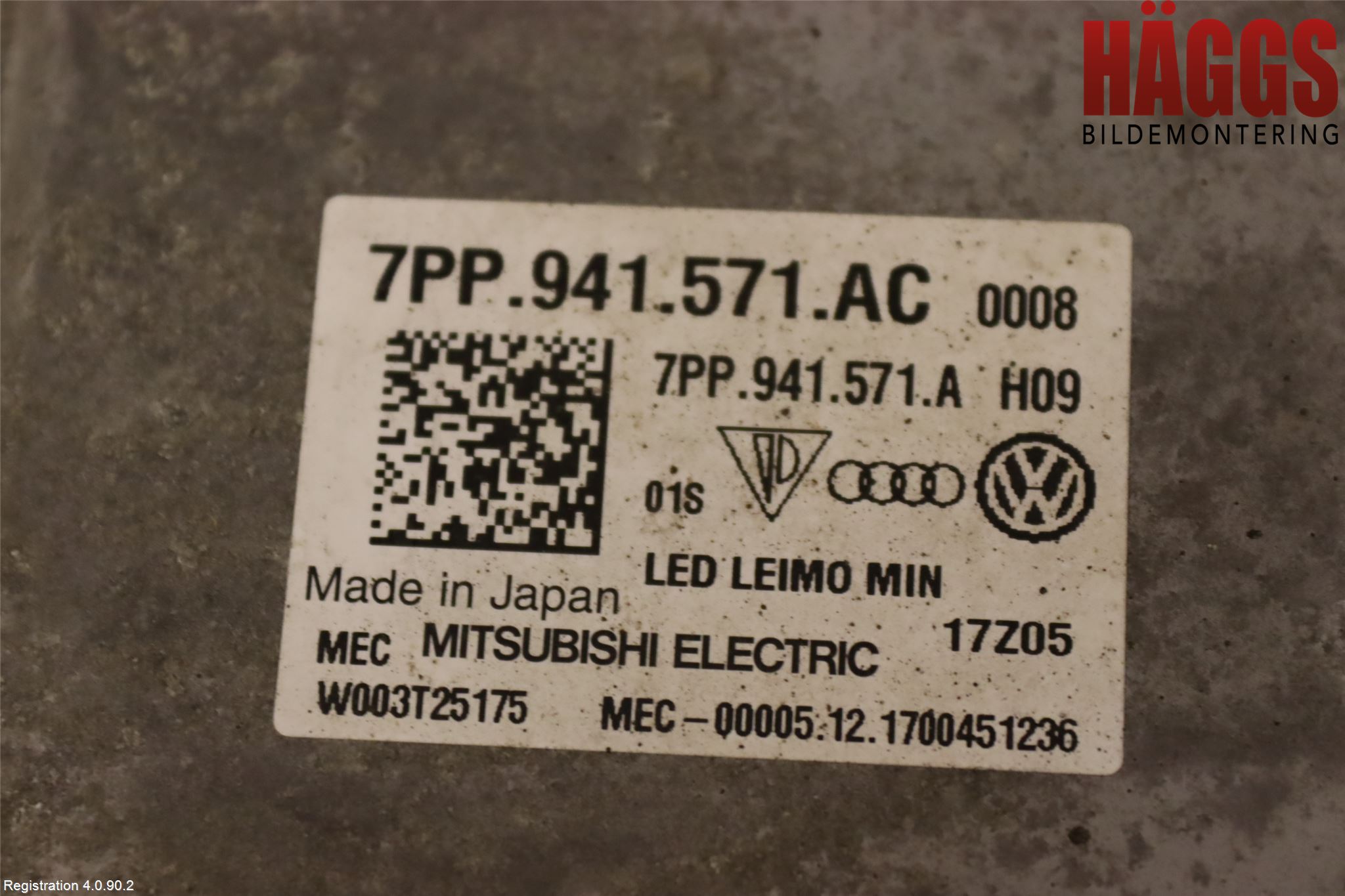 Volkswagen VW PASSAT 15-19 Styrenhet Strålkastare