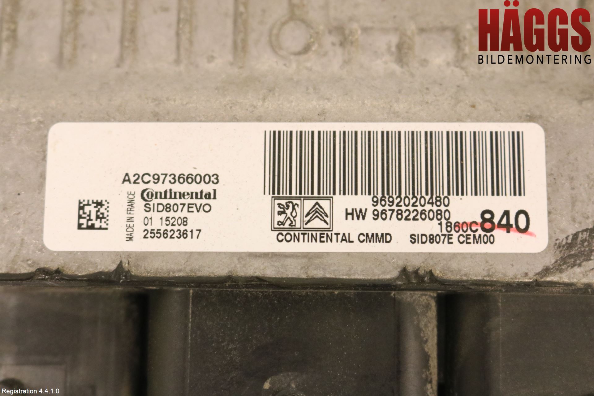 Peugeot 4008 Styrenhet Inspump Diesel