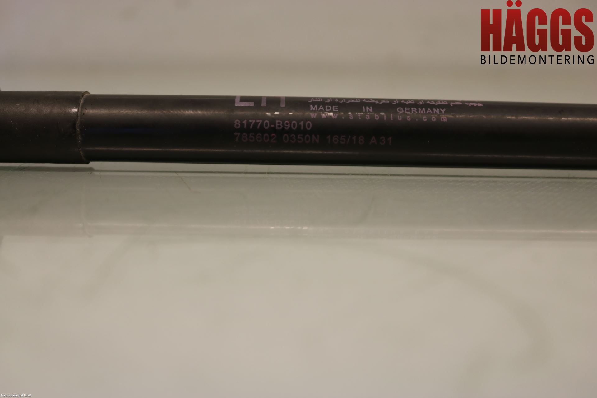 Hyundai i10 BA 17-20 Gasfjäder Baklucka