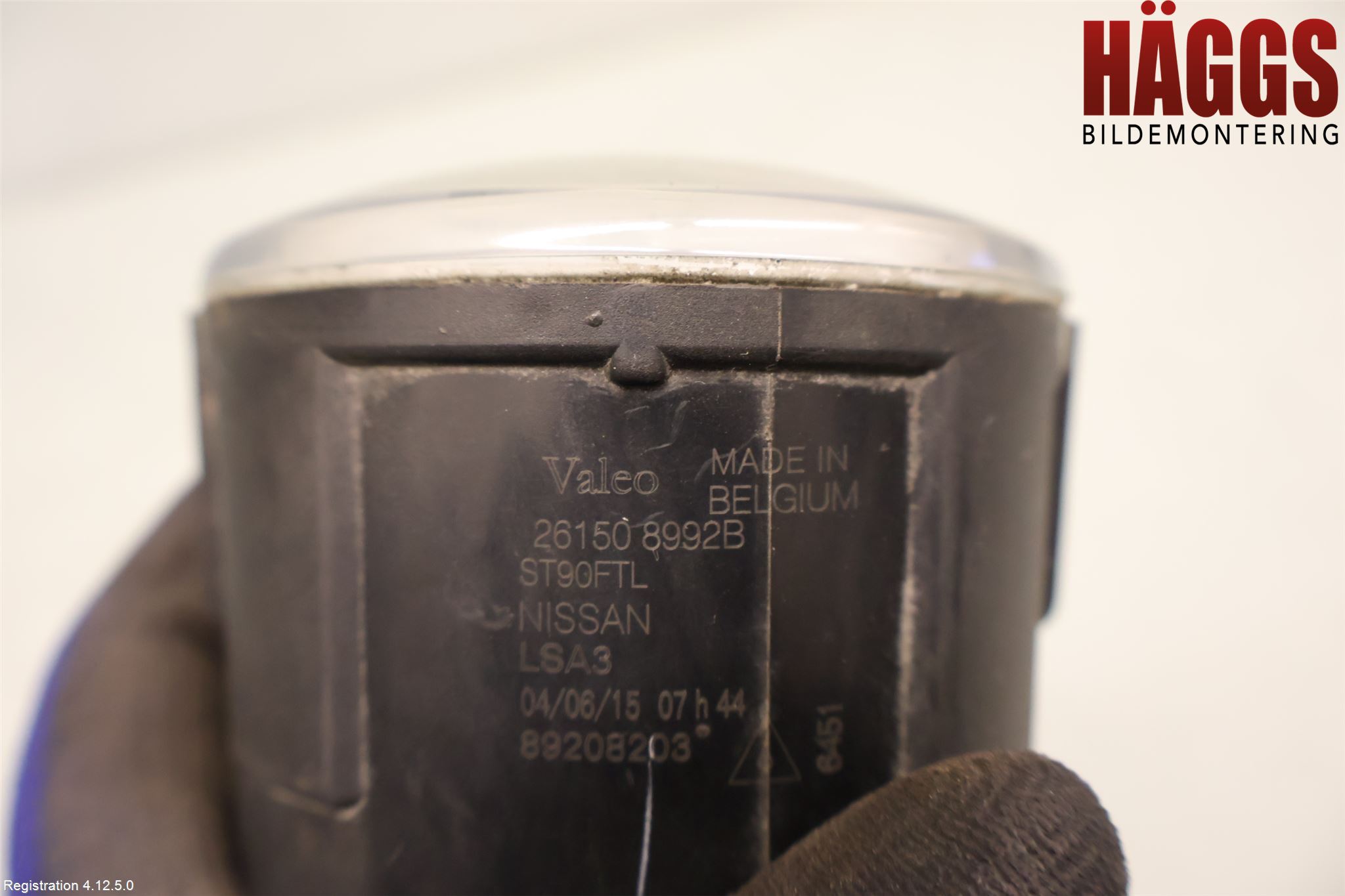 Nissan QASHQAI 14-17 Dimljus-Varselljus Fram
