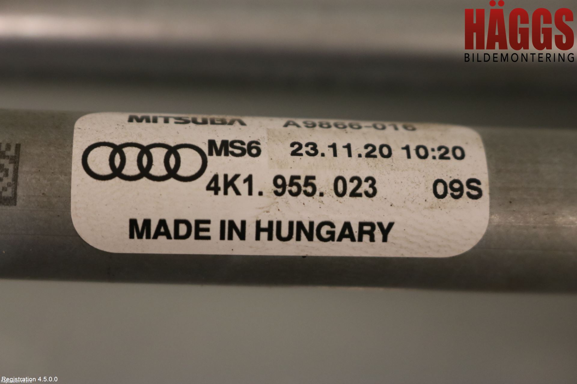 Audi A6 F2/C8 19- Torkarmotor Vindruta