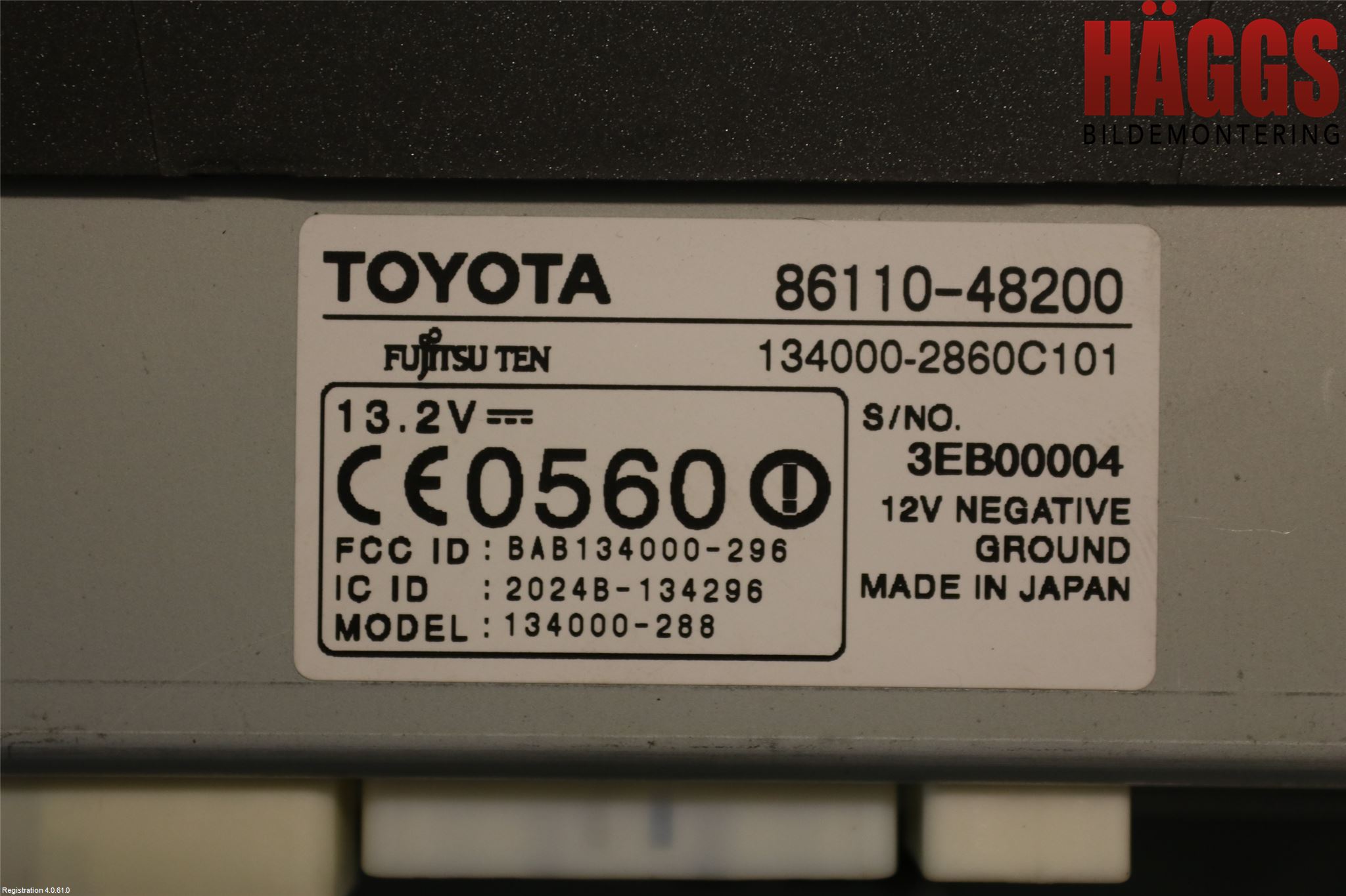 Lexus RX XU30 03-09 Färddator