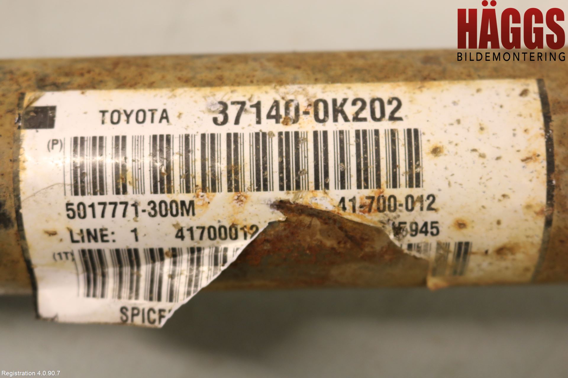 Toyota HILUX 16- Mellanaxel Främre