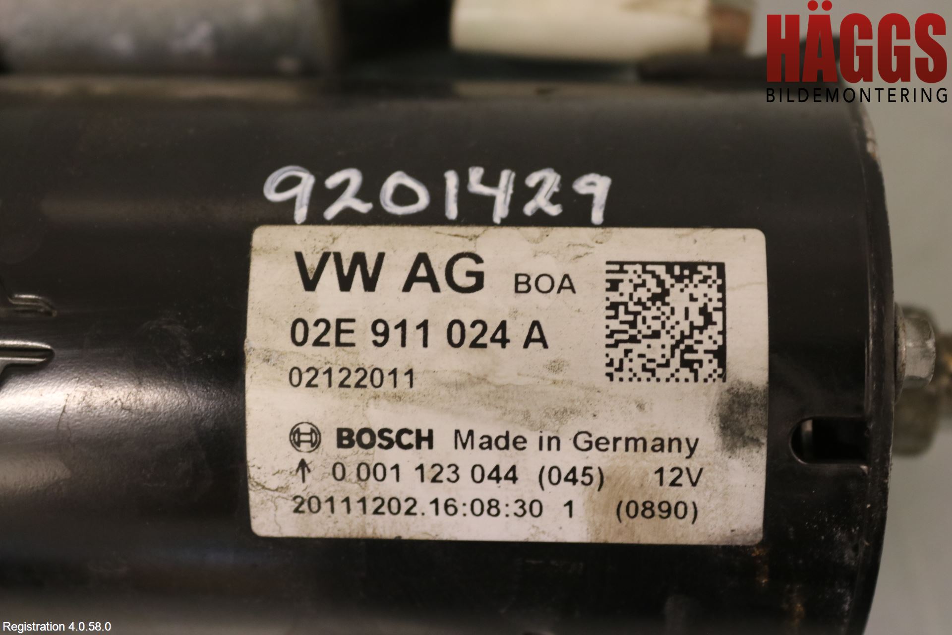 Skoda SUPERB 09-15 Startmotor Diesel