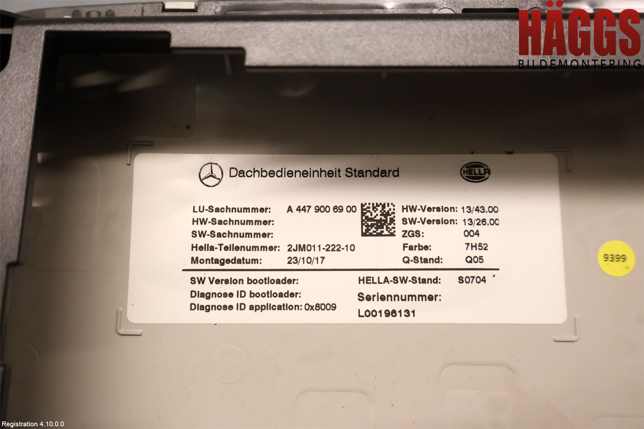 Mercedes-Benz MB VITO/V-KLASS (W640,W447,W448) 14- Innerbelysning