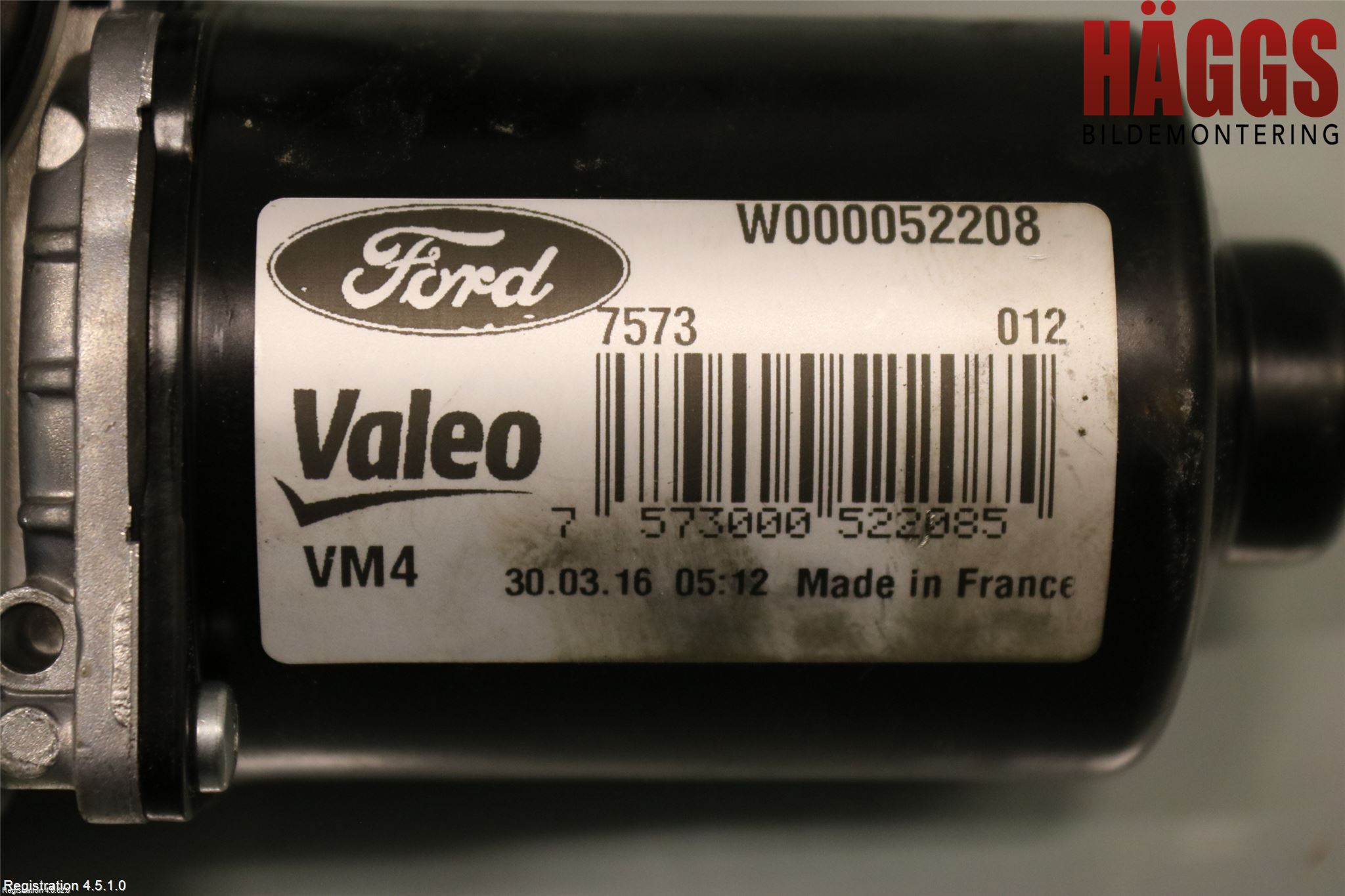 Ford S-MAX 06-15 Torkarmotor Vindruta