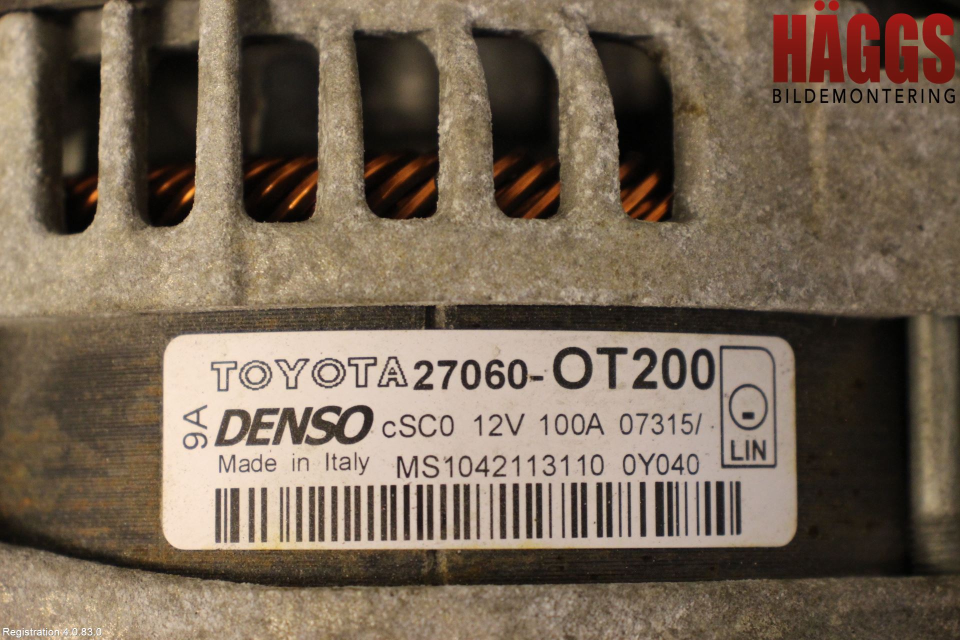 Toyota AURIS 13-19 Generator