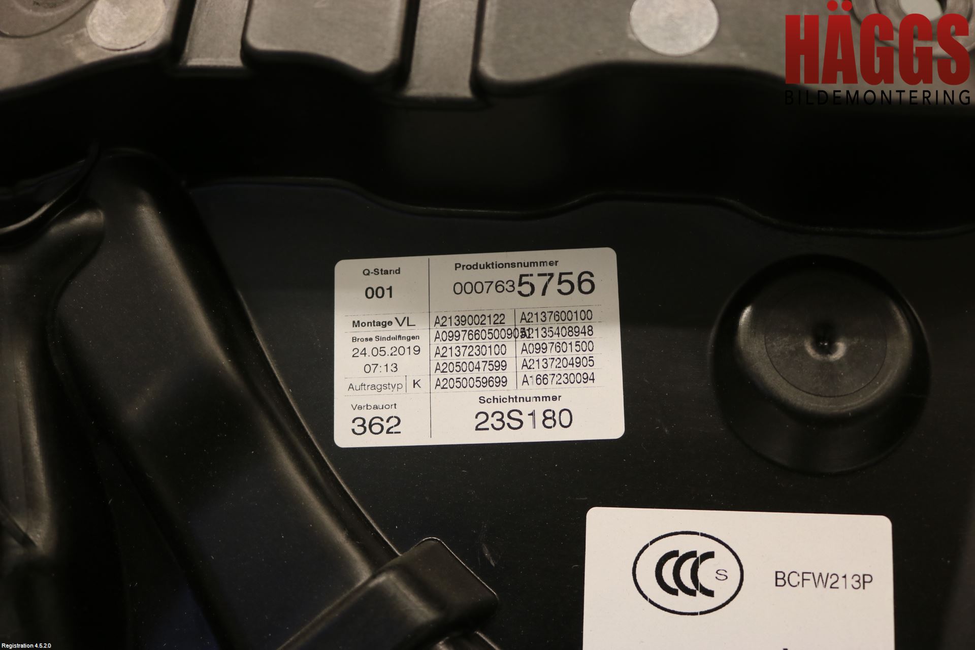 Mercedes-Benz MB E-KLASS (W213) 16-23 Fönsterhissmekanism