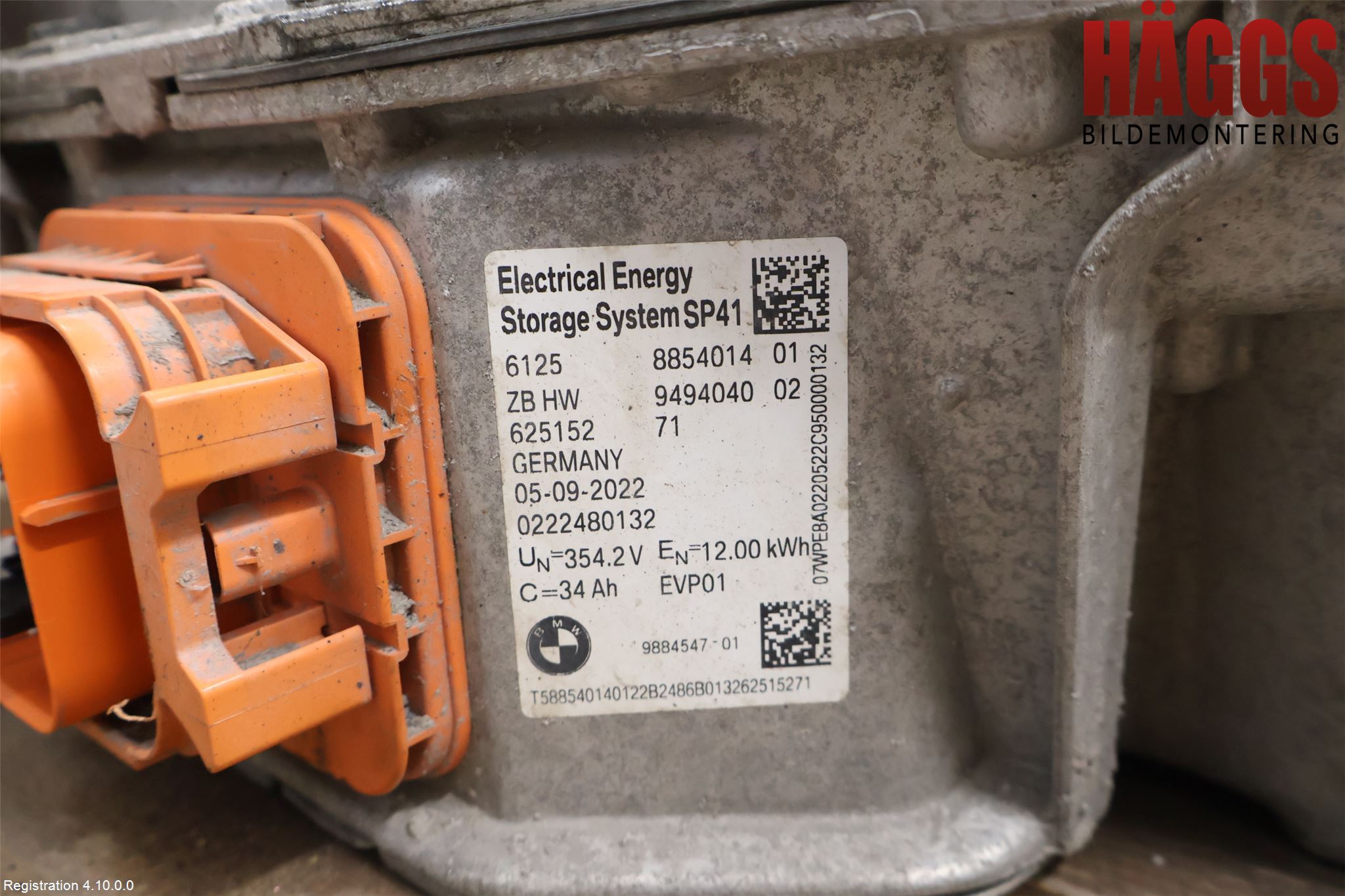 BMW 5 G30/G31/F90 17-23 Batteri Högspänning