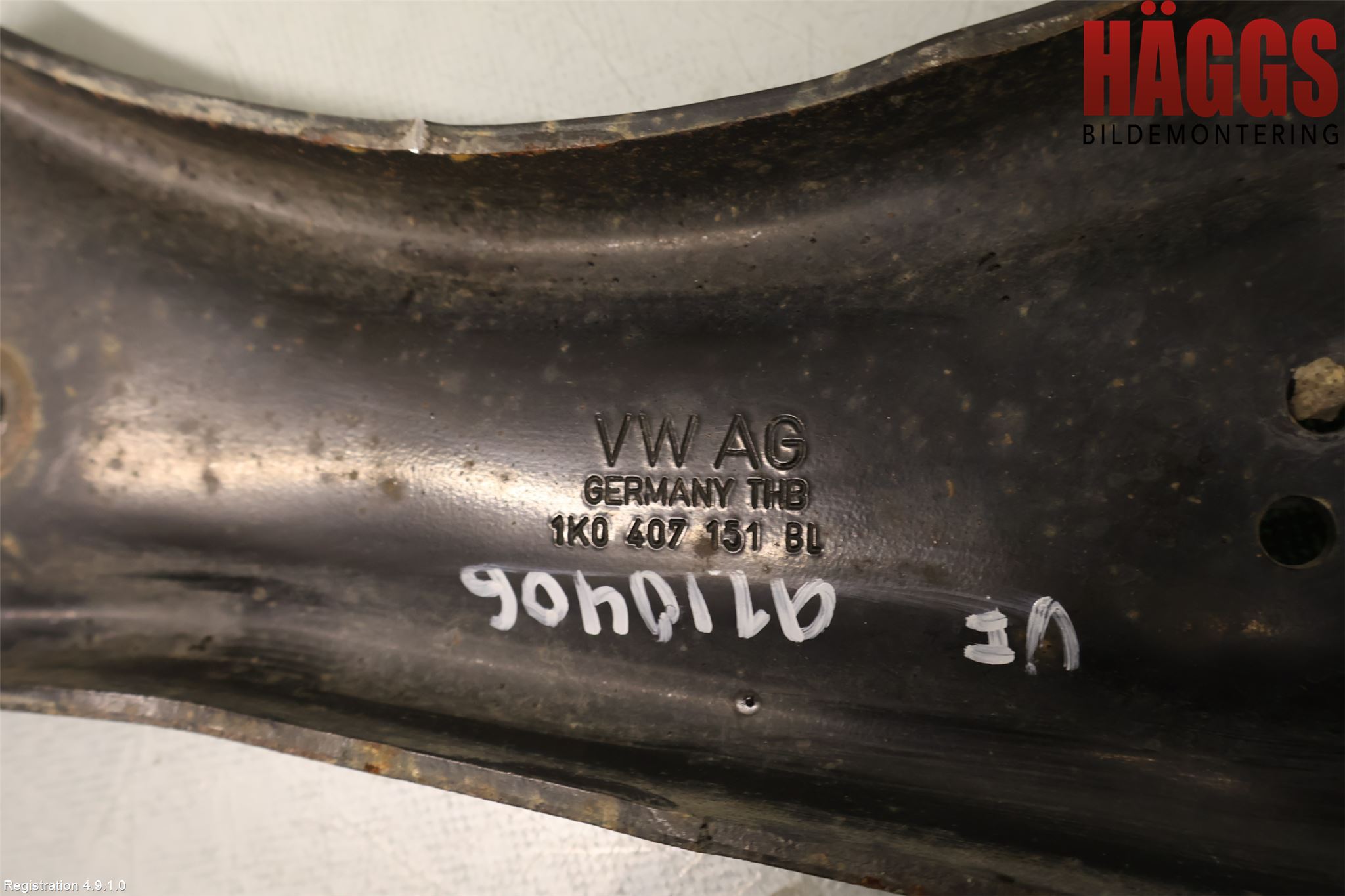 Volkswagen VW CADDY 16-20 Bärarm Fram Undre Vä