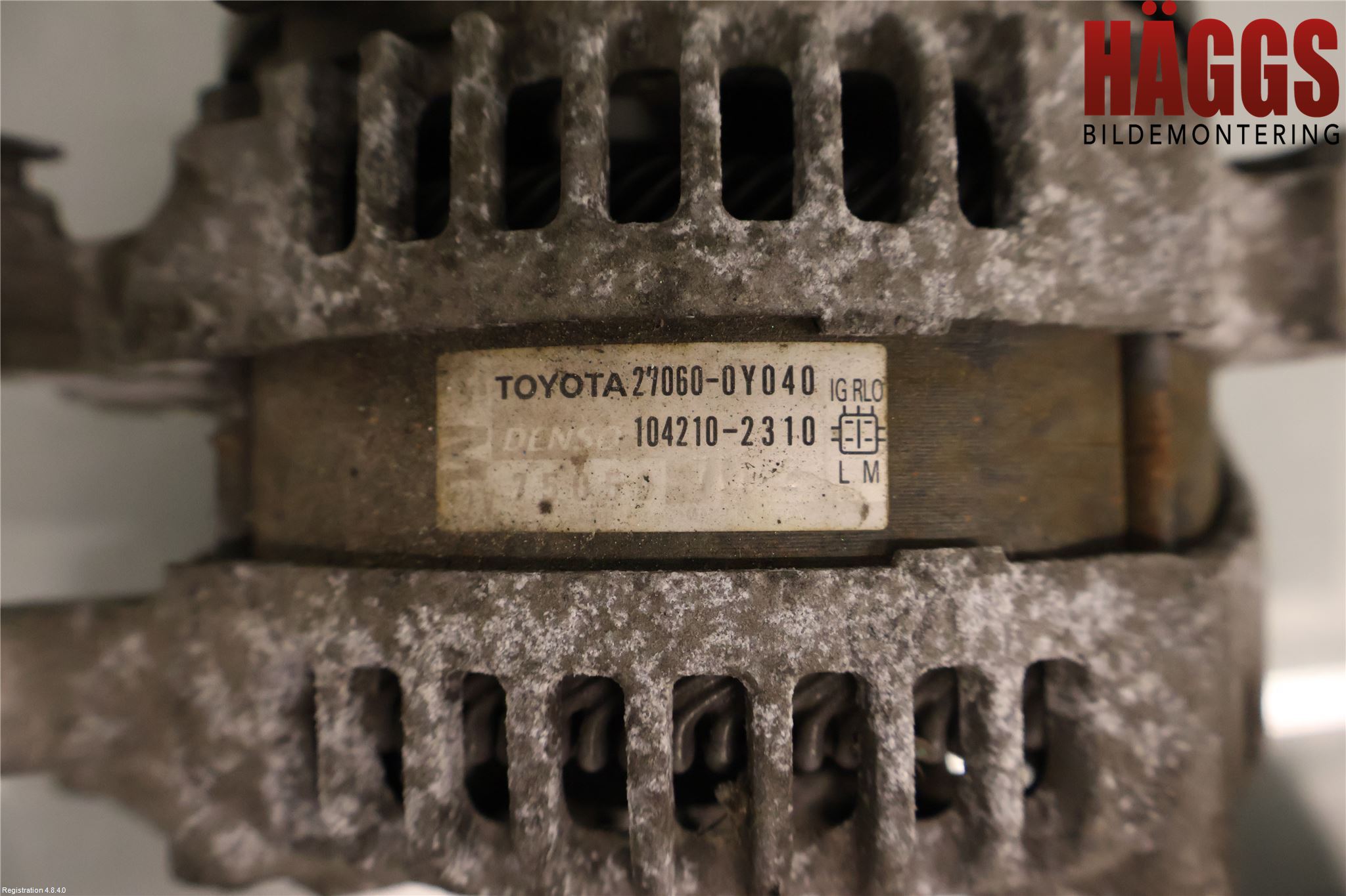 Toyota YARIS XP90 06-11 Generator