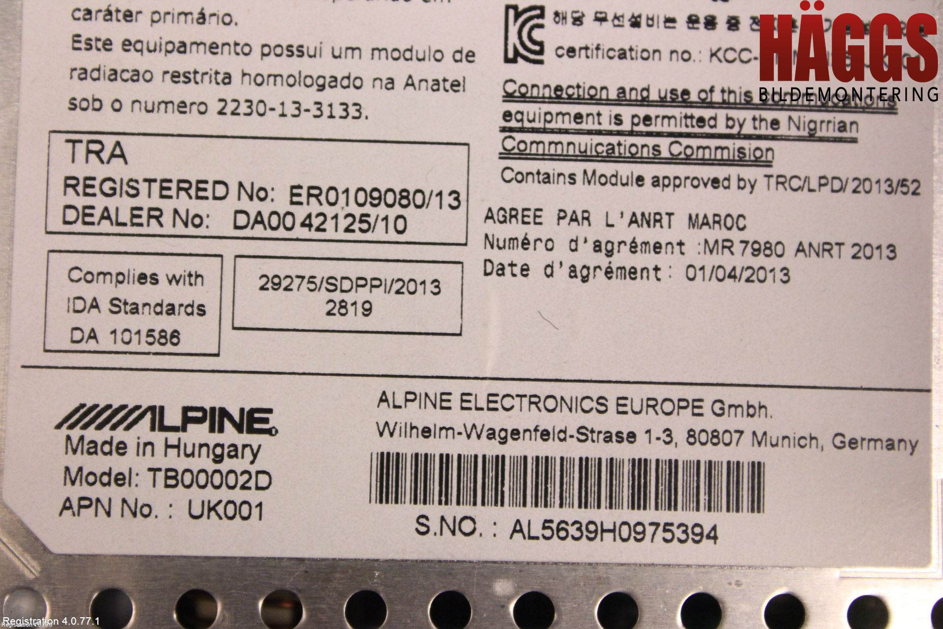 Mini ONE/COOPER 5DR F55 14-24 Radio