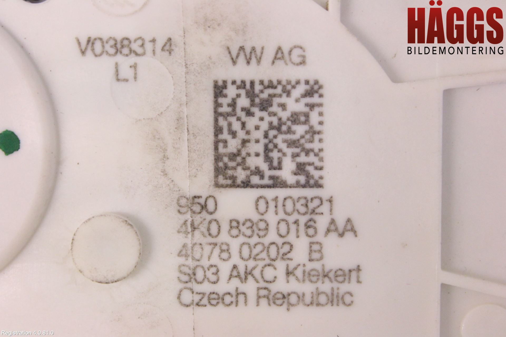 Volkswagen VW ID.4 21- Låskista-Dörrlås
