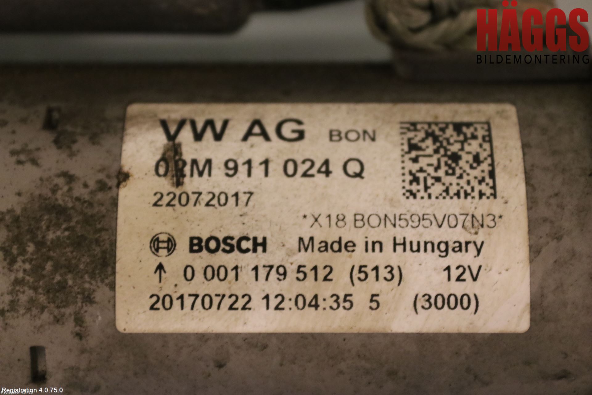 Skoda FABIA 15-21 Startmotor